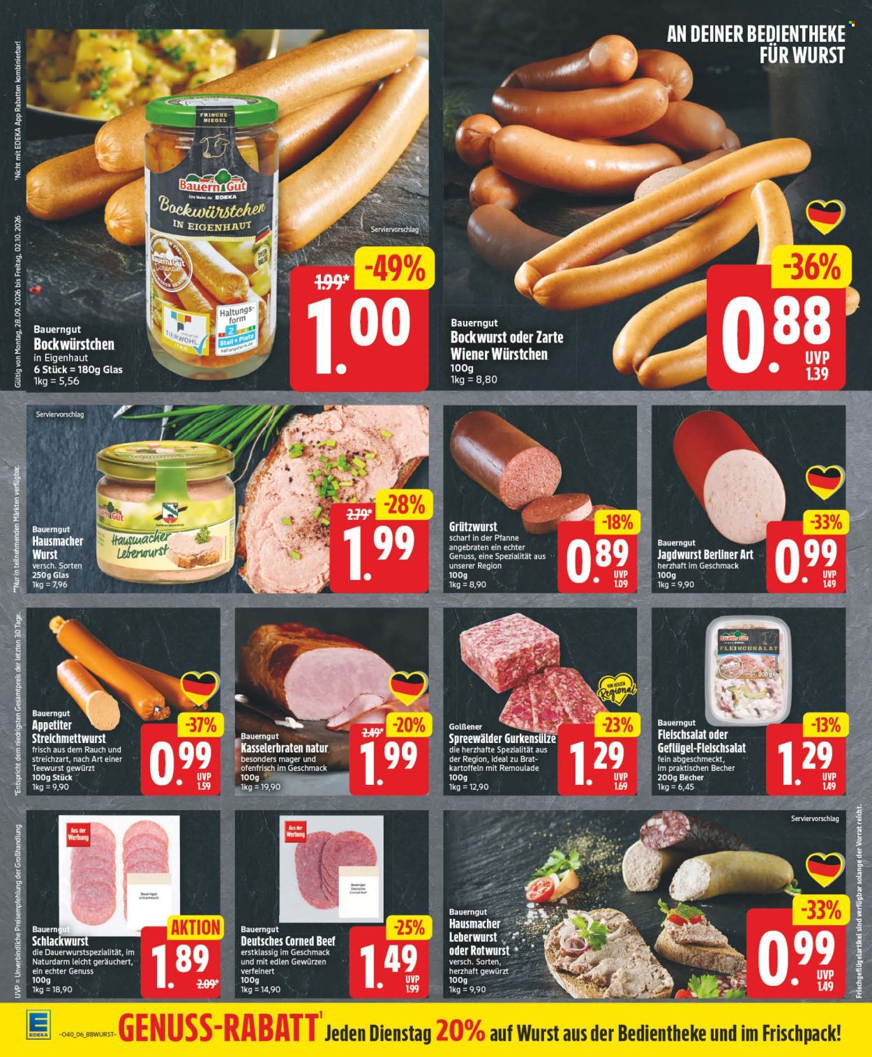 Edeka Prospekte  - 28.9.2026 - 2.10.2026. Seite 6