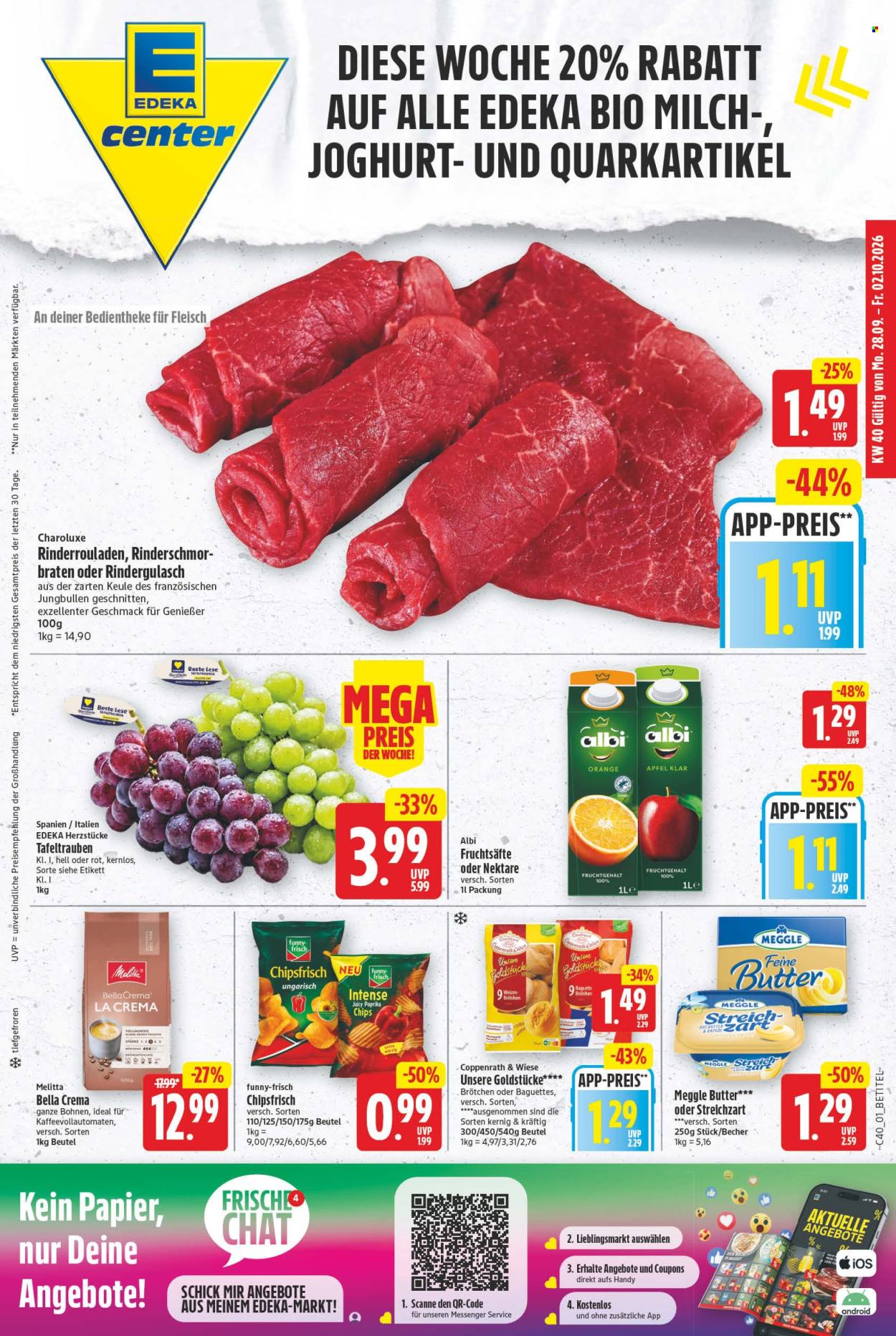 E center Prospekte  - 28.9.2026 - 2.10.2026. Seite 1