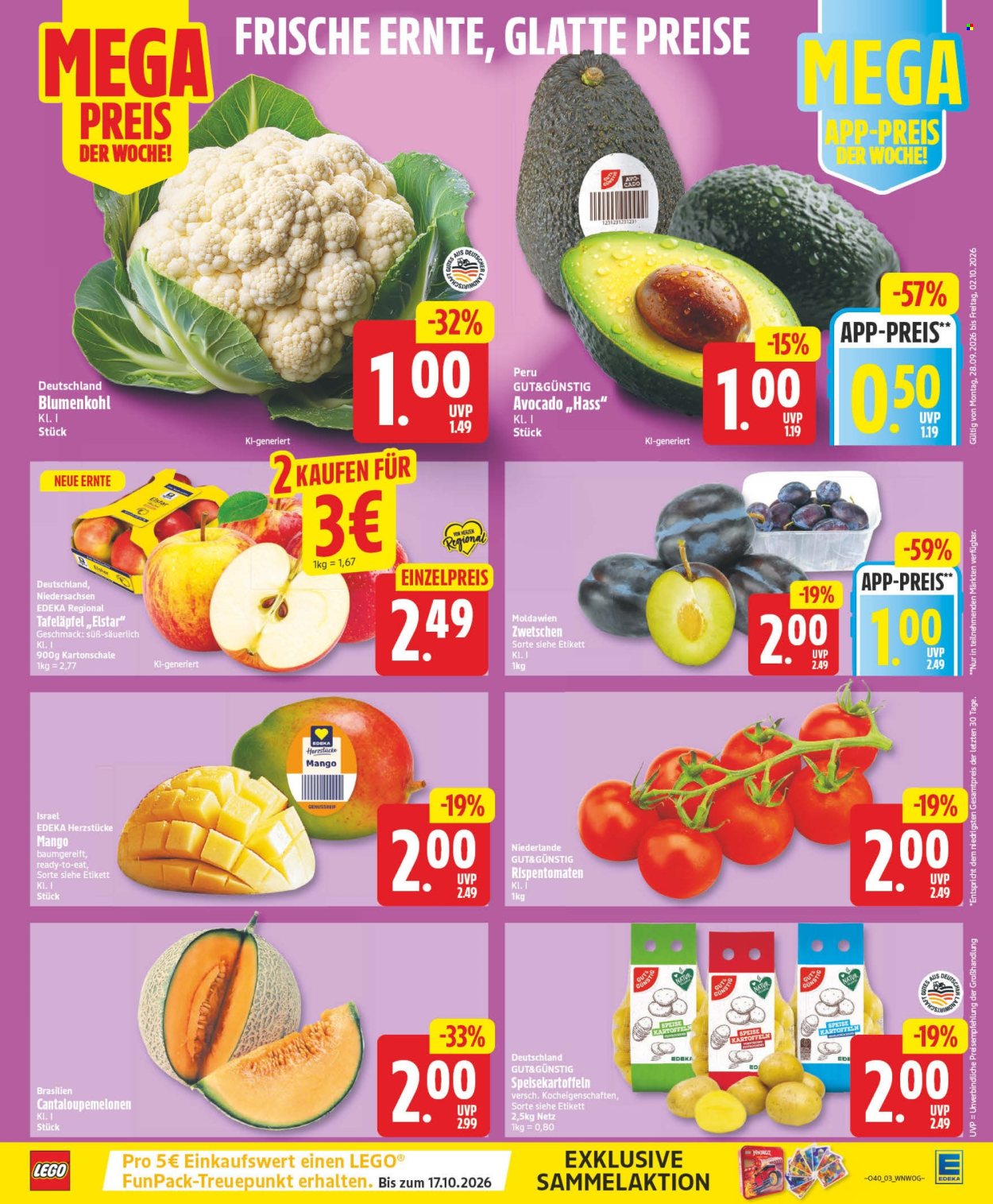Edeka Prospekte  - 28.9.2026 - 2.10.2026. Seite 3