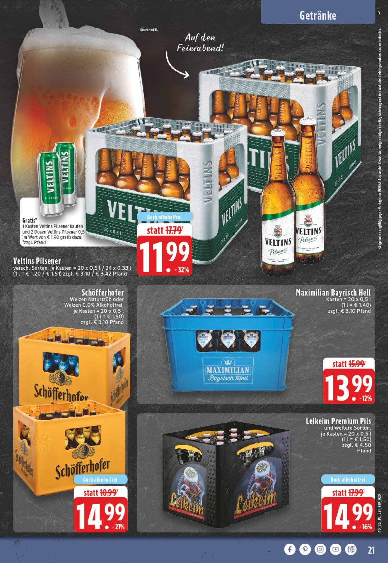 Edeka Prospekte  - 28.9.2026 - 2.10.2026. Seite 21