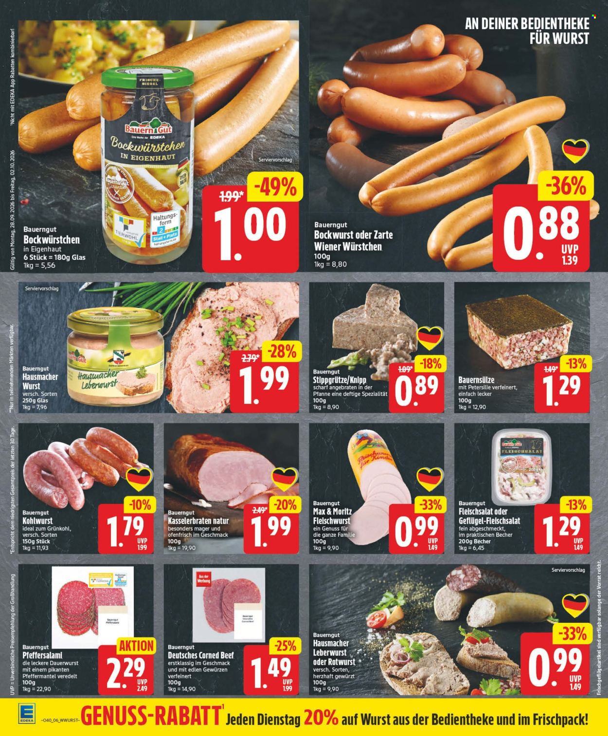 Edeka Prospekte  - 28.9.2026 - 2.10.2026. Seite 6