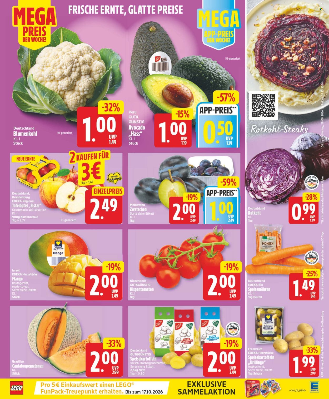 Edeka Prospekte  - 28.9.2026 - 2.10.2026. Seite 3