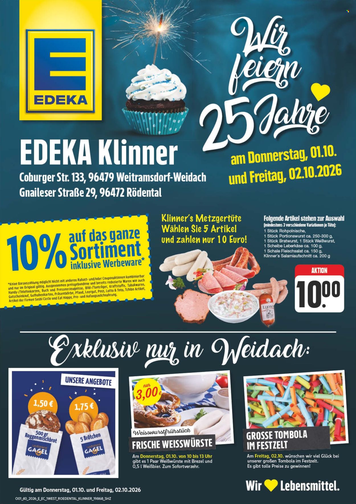 Edeka Prospekte  - 28.9.2026 - 2.10.2026. Seite 2