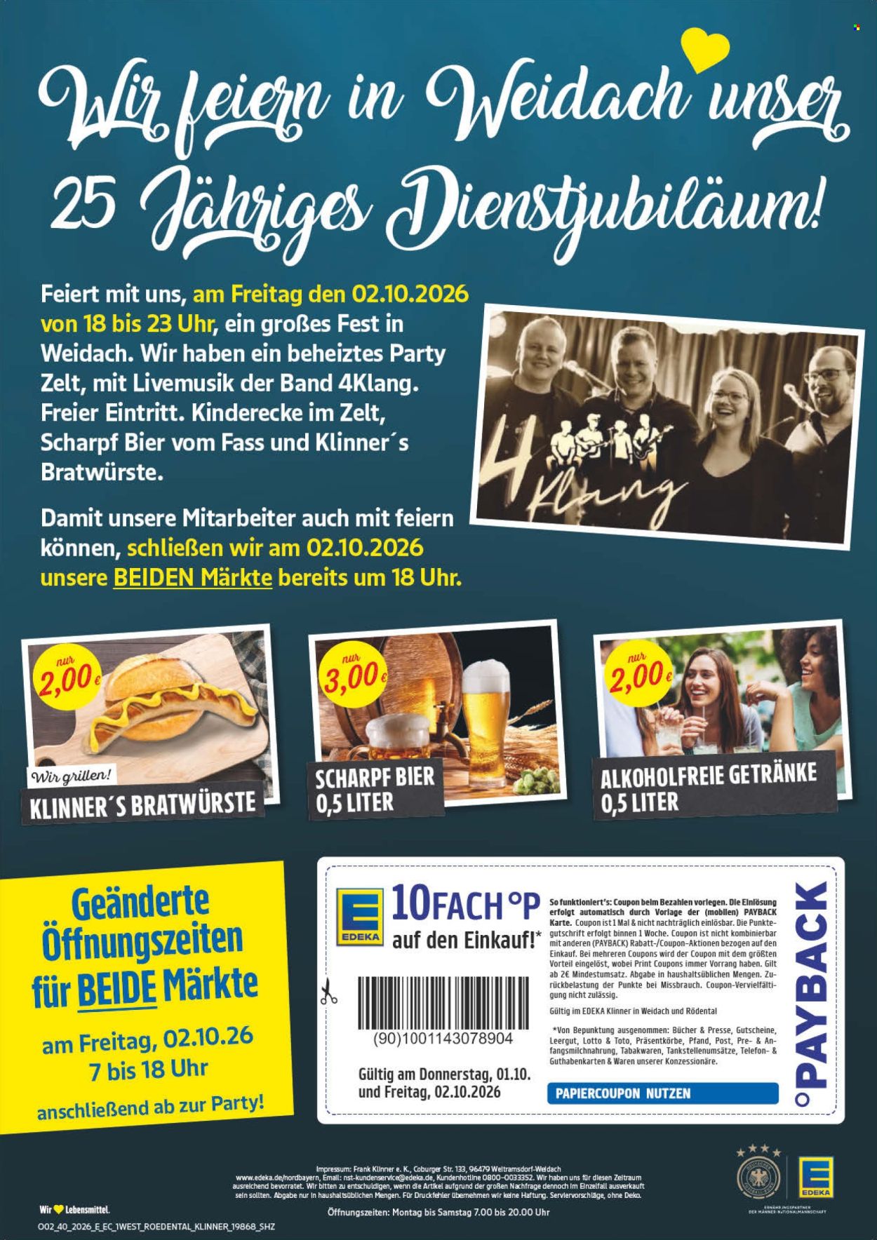 Edeka Prospekte  - 28.9.2026 - 2.10.2026. Seite 3