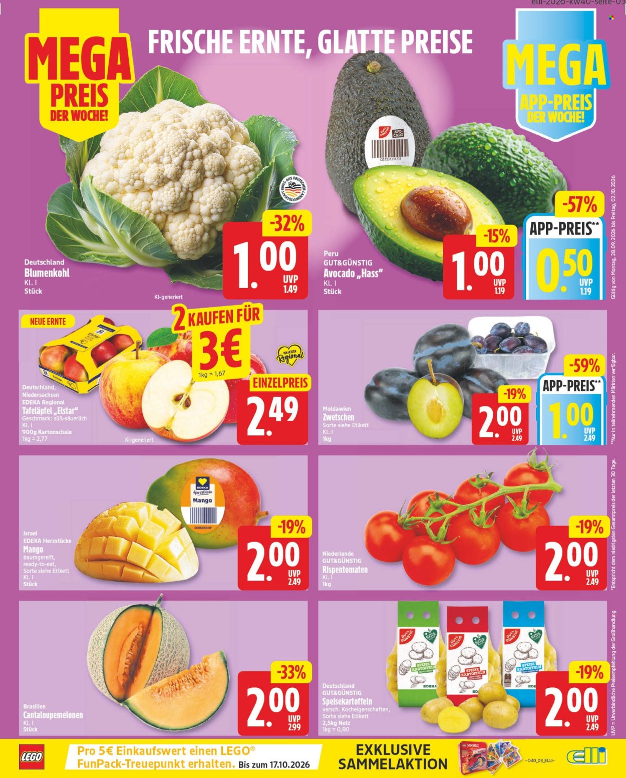 Edeka Prospekte  - 28.9.2026 - 2.10.2026. Seite 3