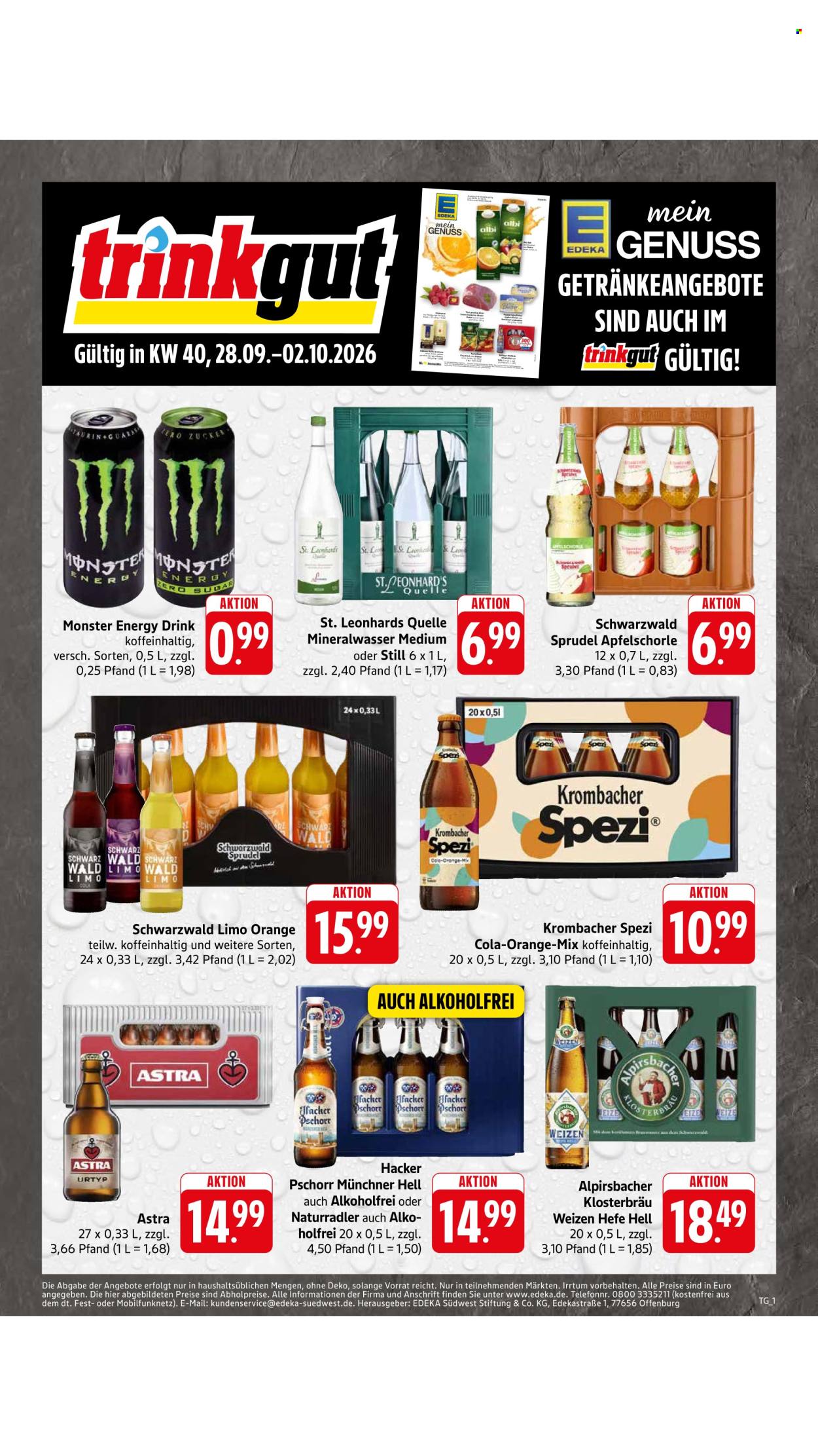 Edeka Prospekte  - 28.9.2026 - 2.10.2026. Seite 44