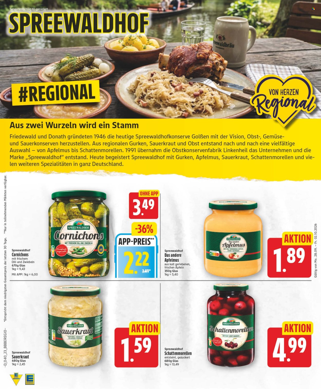 Edeka Prospekte  - 28.9.2026 - 2.10.2026. Seite 23