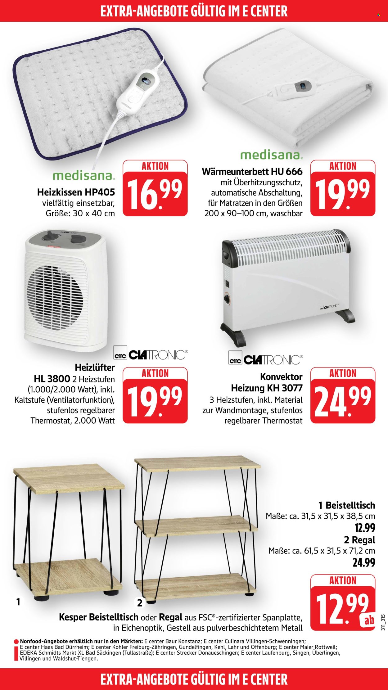 E center Prospekte  - 28.9.2026 - 2.10.2026. Seite 52