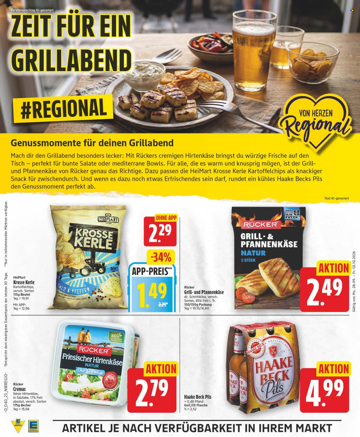 Edeka Prospekte  - 28.9.2026 - 2.10.2026. Seite 22