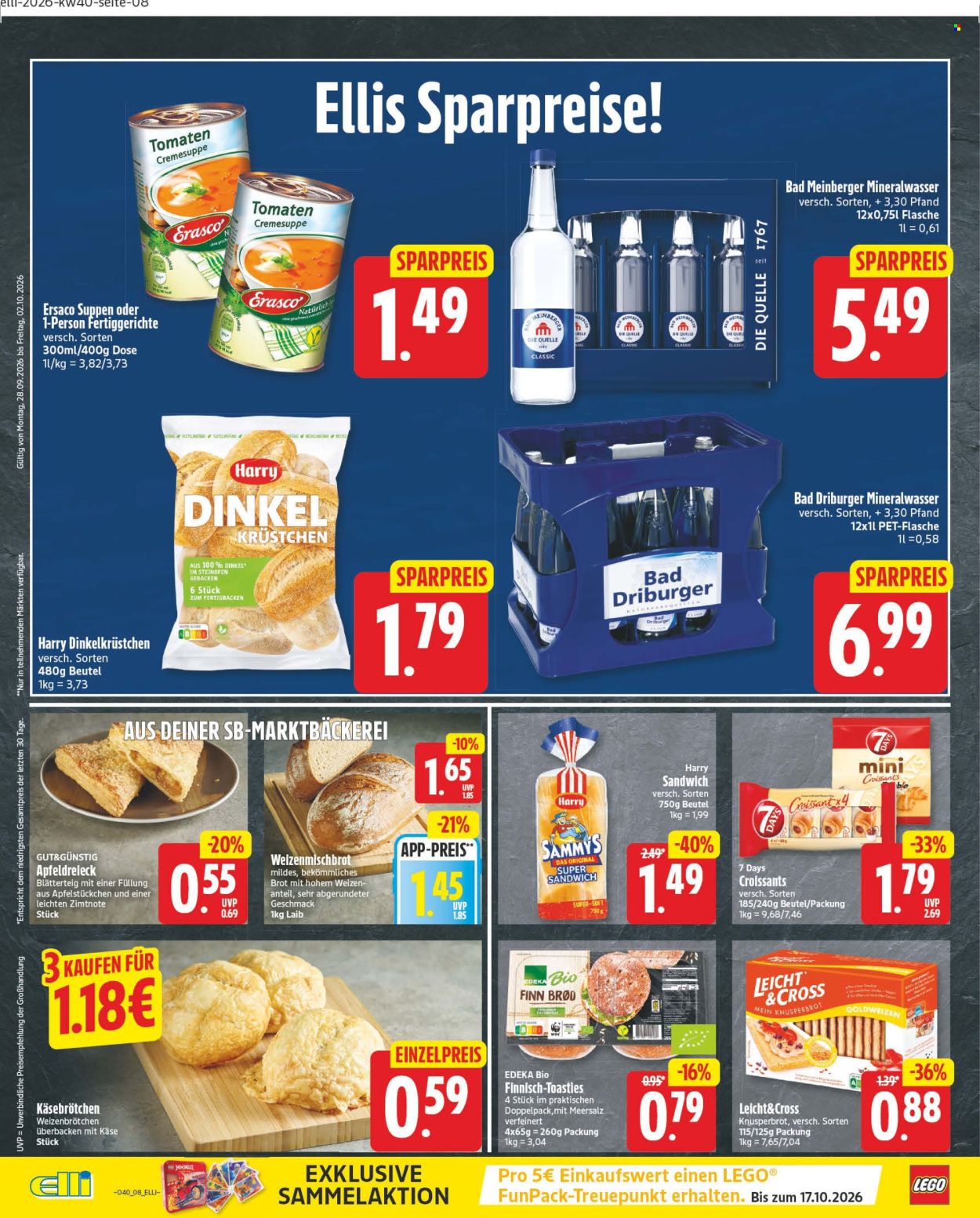 Edeka Prospekte  - 28.9.2026 - 2.10.2026. Seite 8
