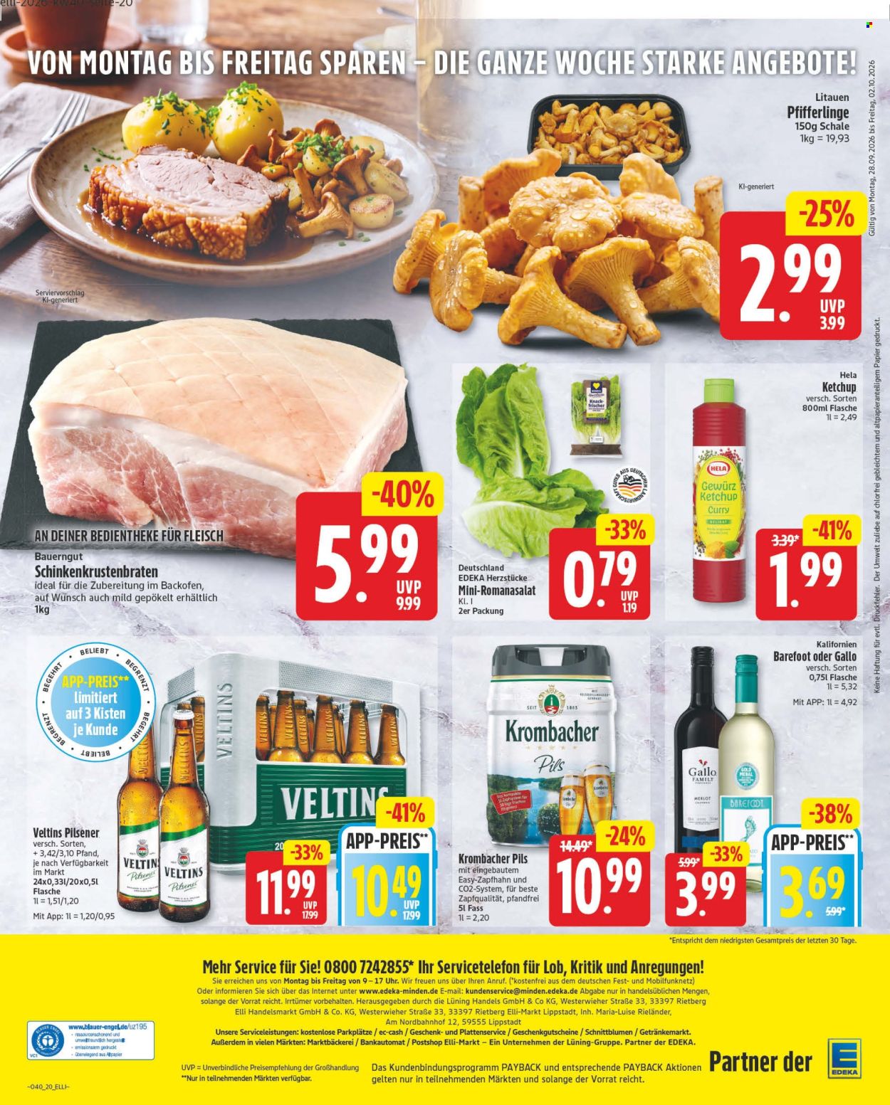 Edeka Prospekte  - 28.9.2026 - 2.10.2026. Seite 24