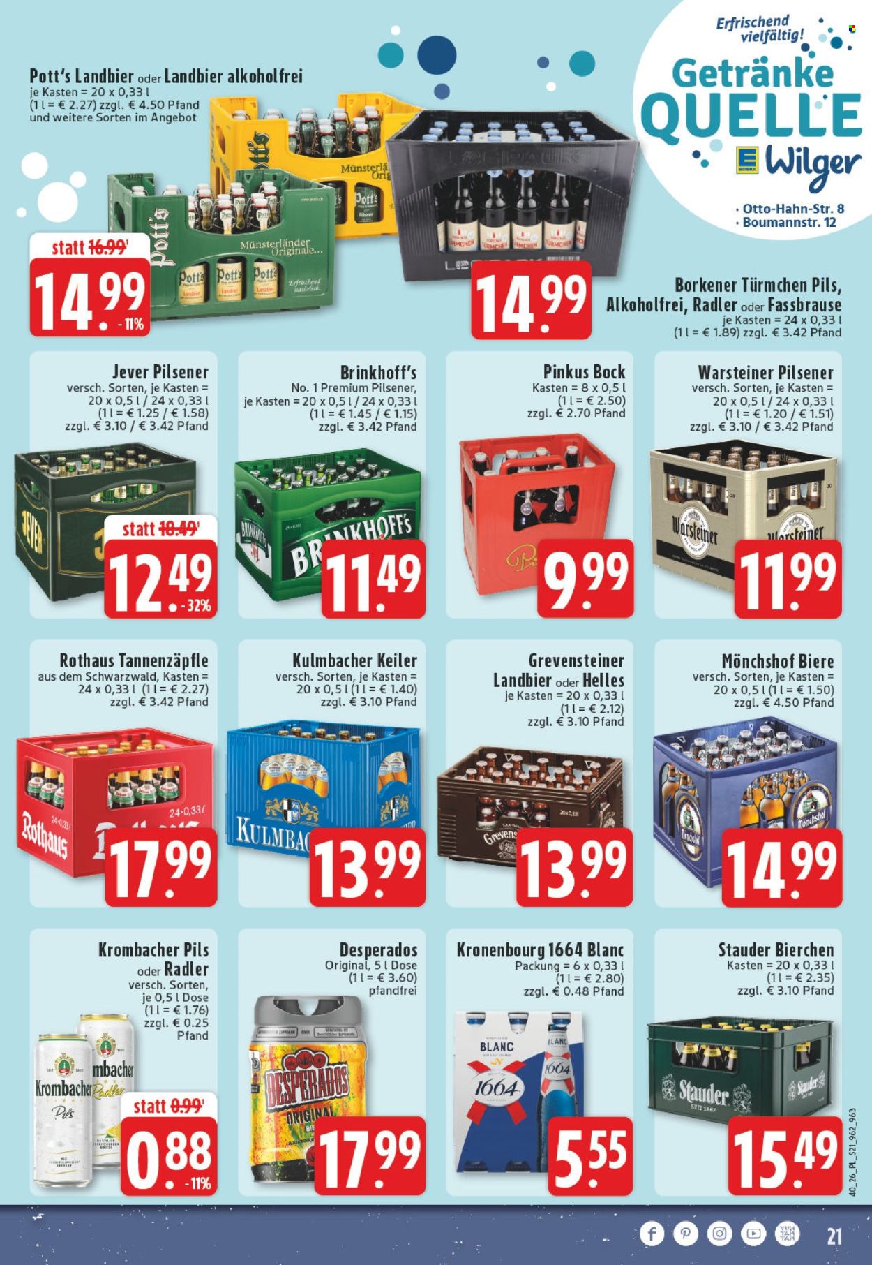 E center Prospekte  - 28.9.2026 - 2.10.2026. Seite 21