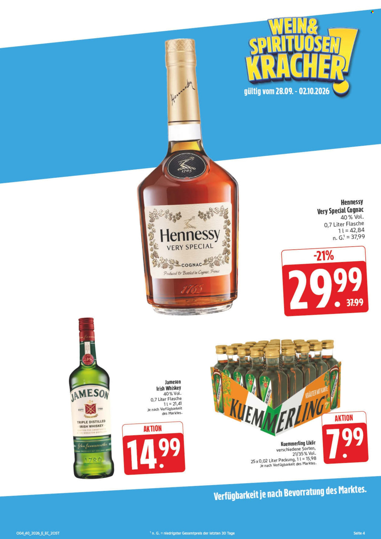 Edeka Prospekte  - 28.9.2026 - 2.10.2026. Seite 7