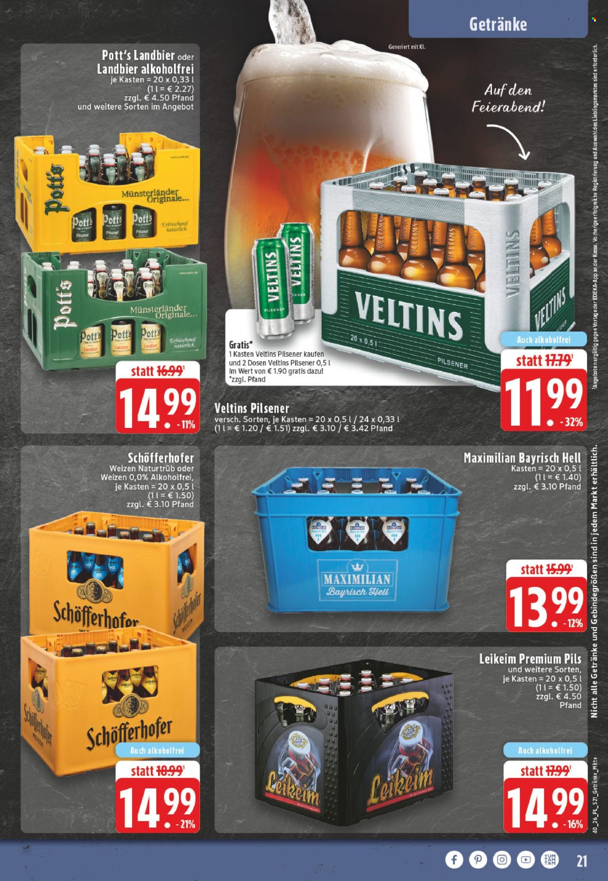 E center Prospekte  - 28.9.2026 - 2.10.2026. Seite 21
