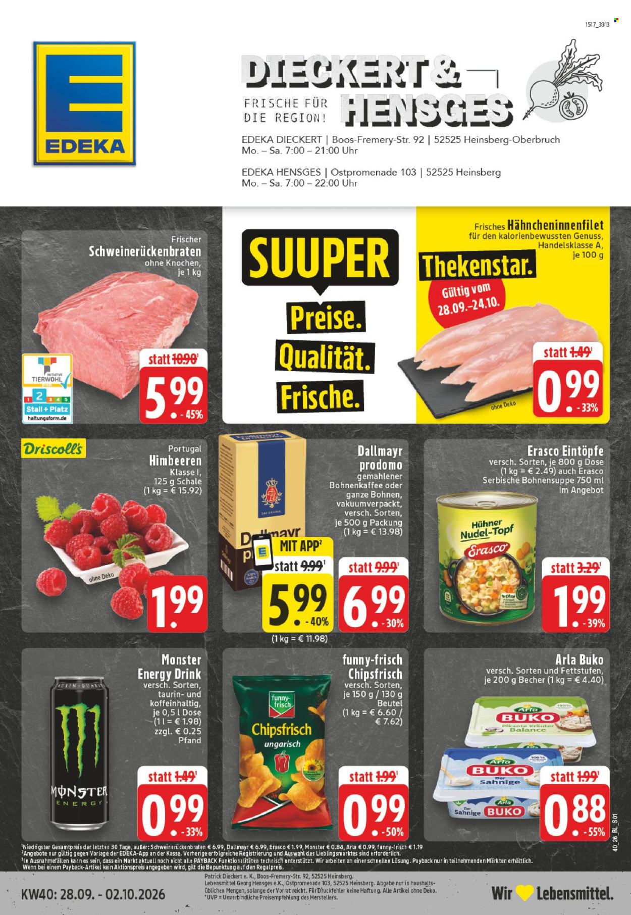 Edeka Prospekte  - 28.9.2026 - 2.10.2026. Seite 1