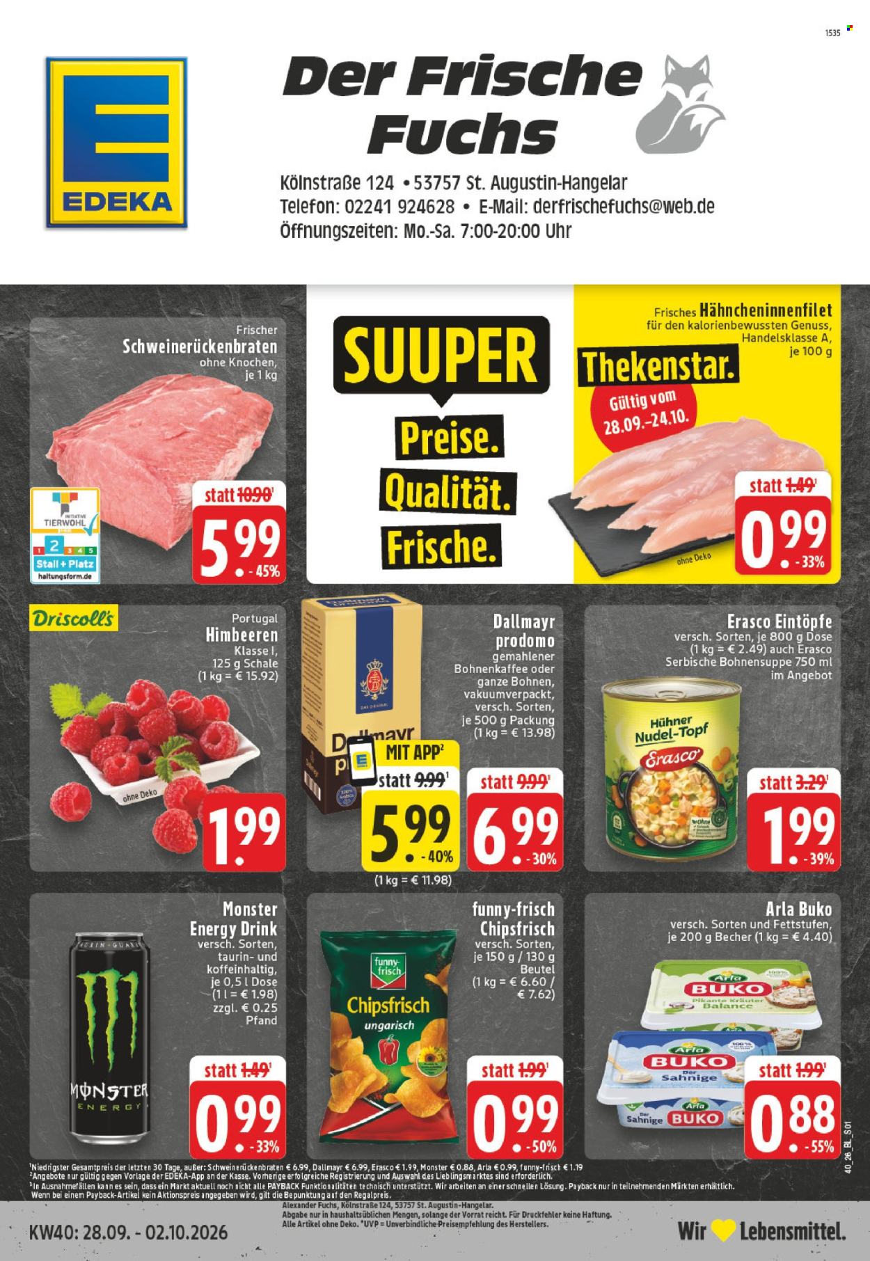 Edeka Prospekte  - 28.9.2026 - 2.10.2026. Seite 1
