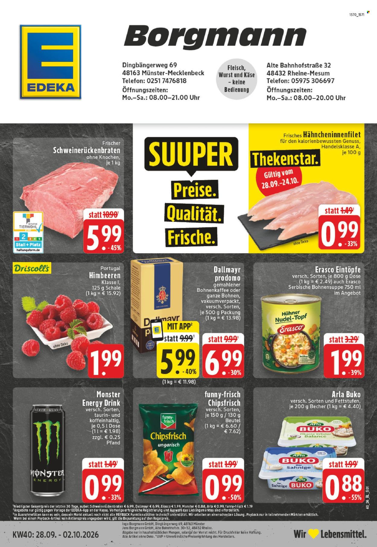 Edeka Prospekte  - 28.9.2026 - 2.10.2026. Seite 1