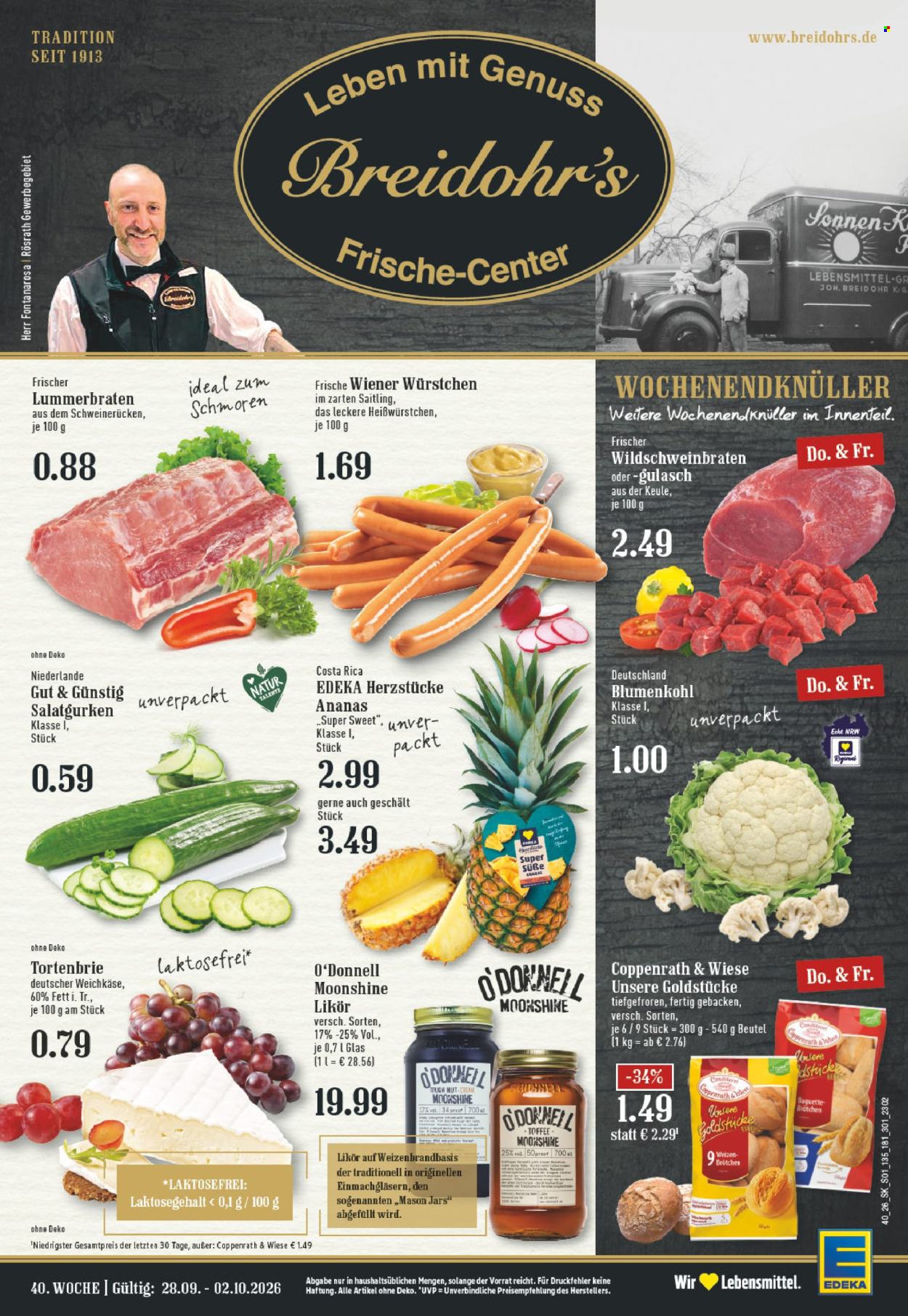 E center Prospekte  - 28.9.2026 - 2.10.2026. Seite 1