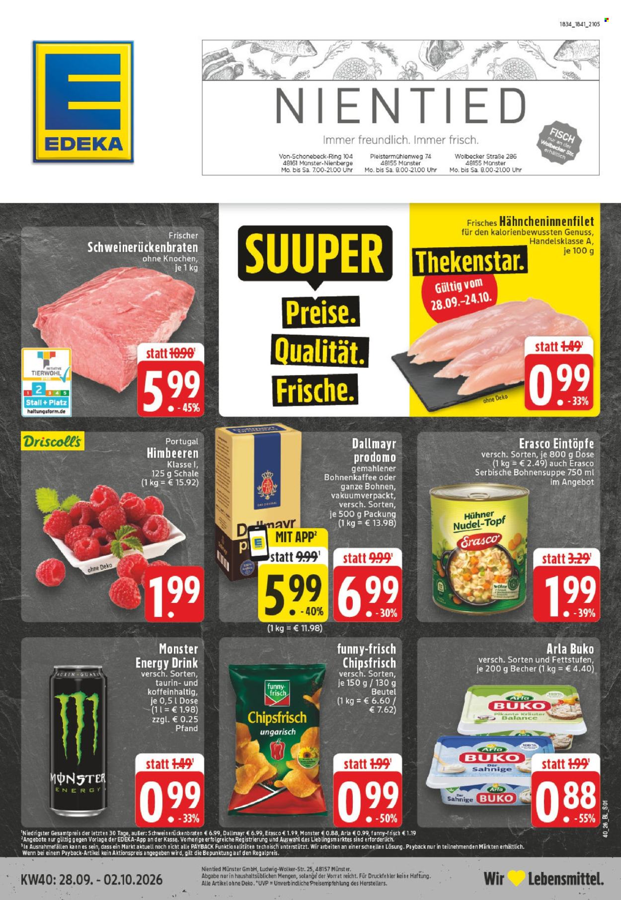 Edeka Prospekte  - 28.9.2026 - 2.10.2026. Seite 1