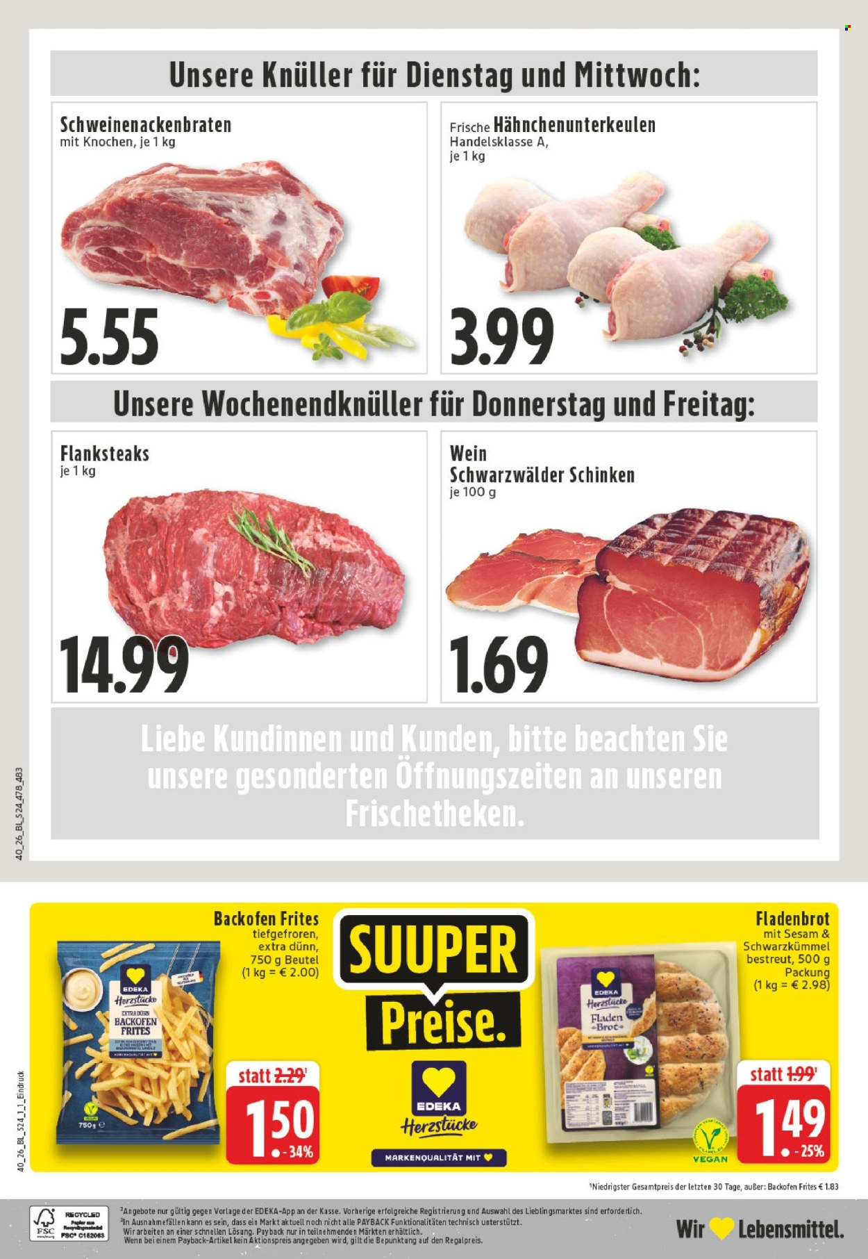 Edeka Prospekte  - 28.9.2026 - 2.10.2026. Seite 26