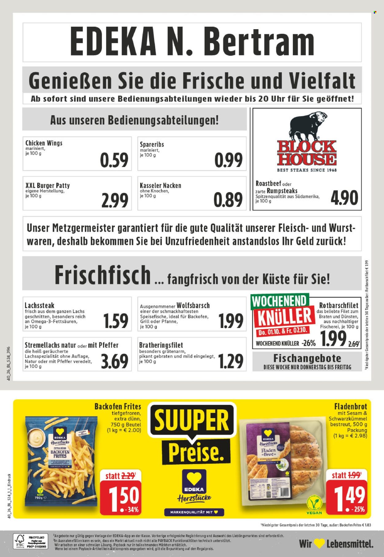 Edeka Prospekte  - 28.9.2026 - 2.10.2026. Seite 26