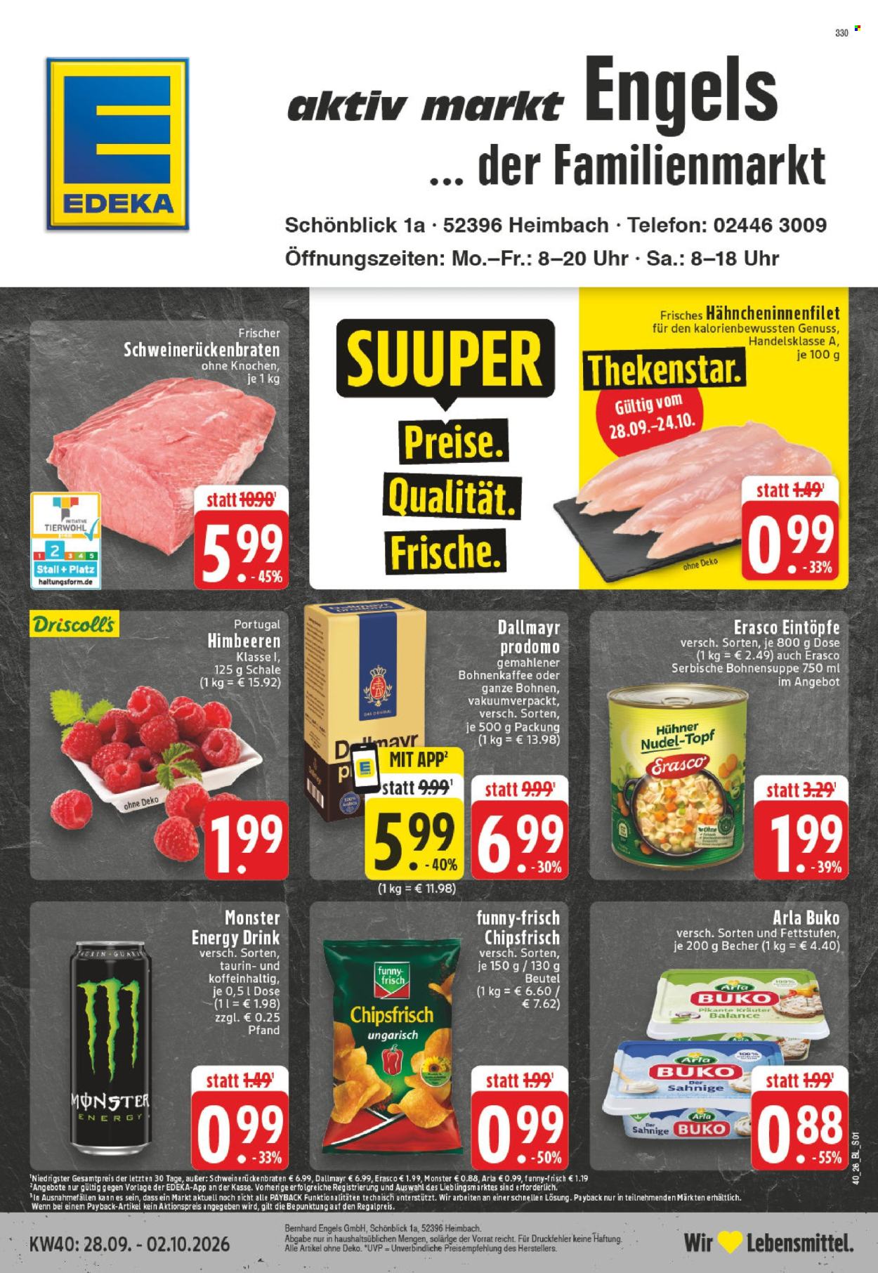 Edeka Prospekte  - 28.9.2026 - 2.10.2026. Seite 1