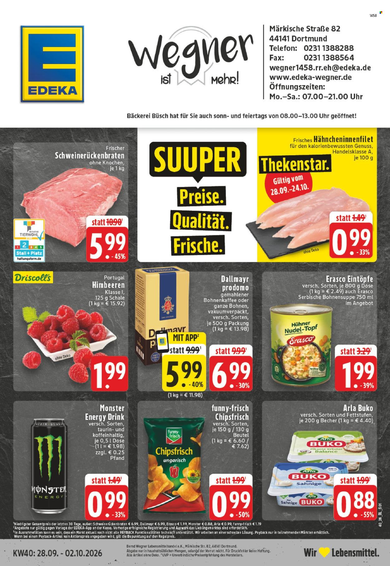 Edeka Prospekte  - 28.9.2026 - 2.10.2026. Seite 1
