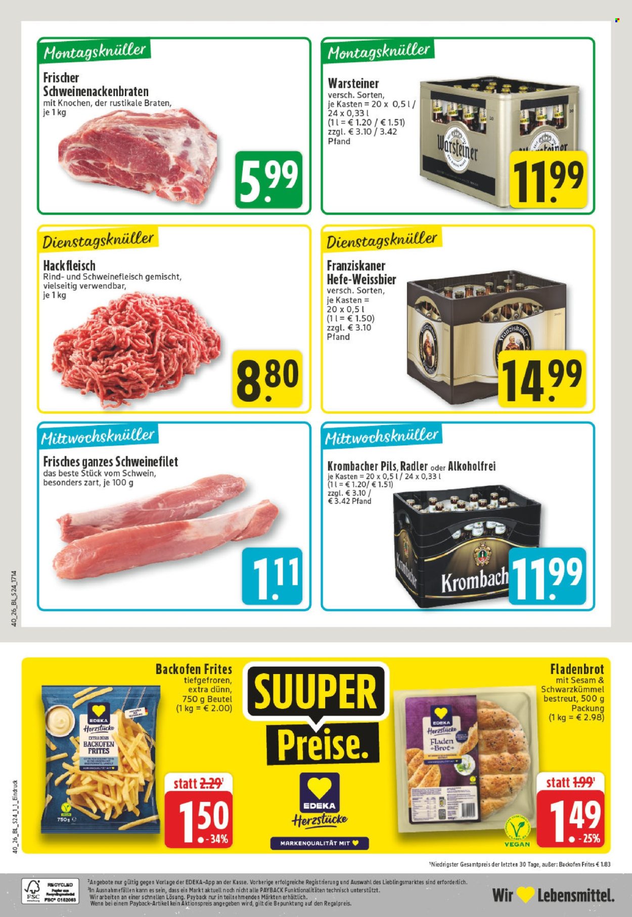 Edeka Prospekte  - 28.9.2026 - 2.10.2026. Seite 26
