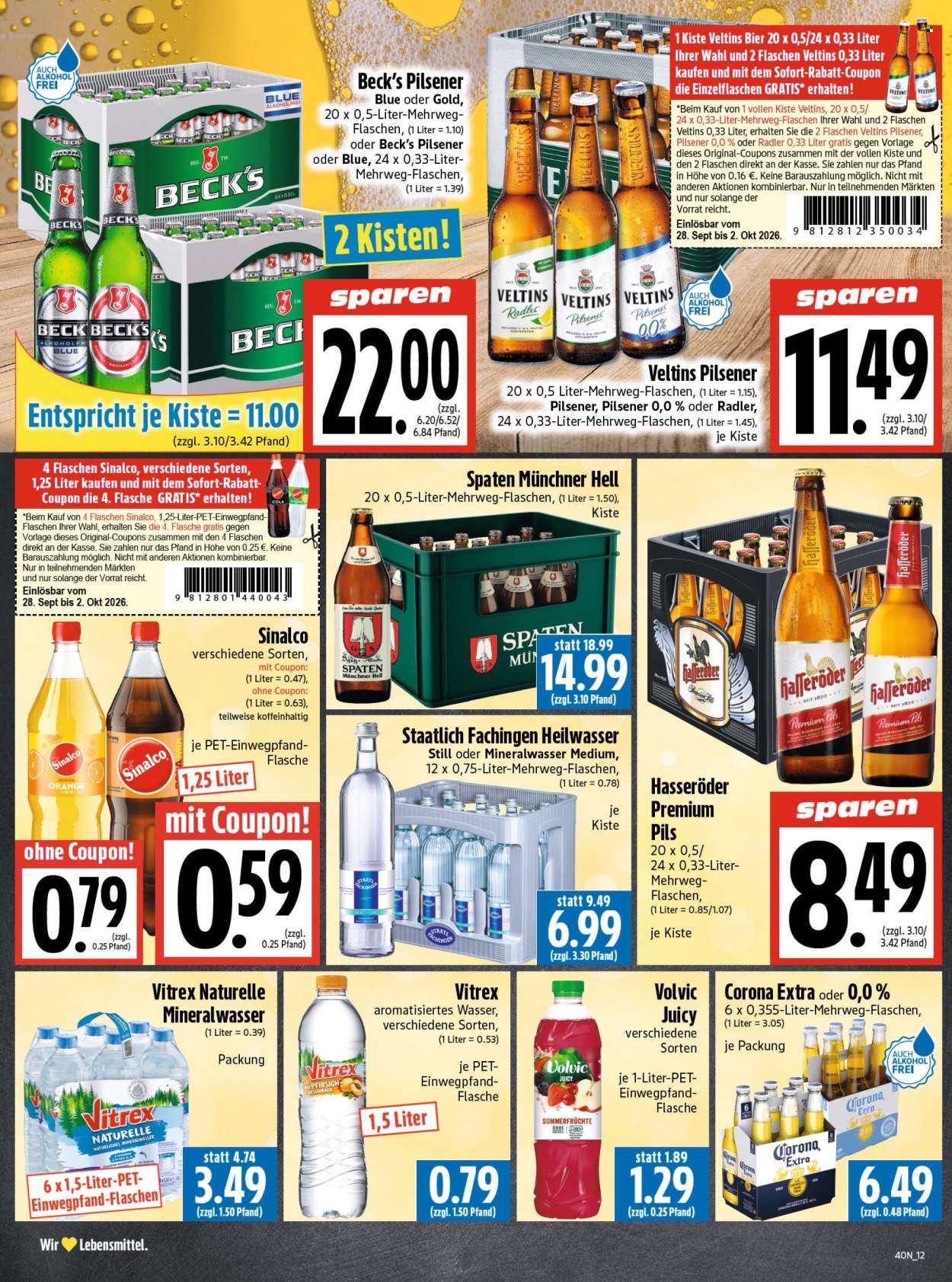 Edeka Prospekte  - 28.9.2026 - 2.10.2026. Seite 12