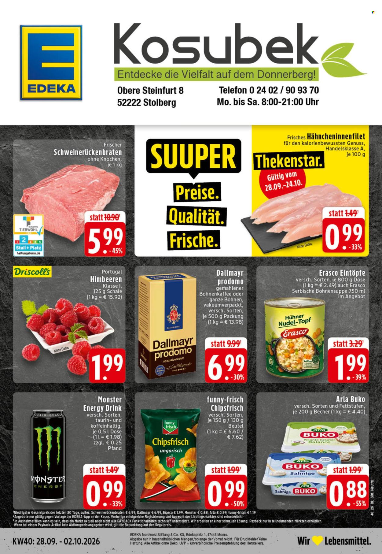 Edeka Prospekte  - 28.9.2026 - 2.10.2026. Seite 1