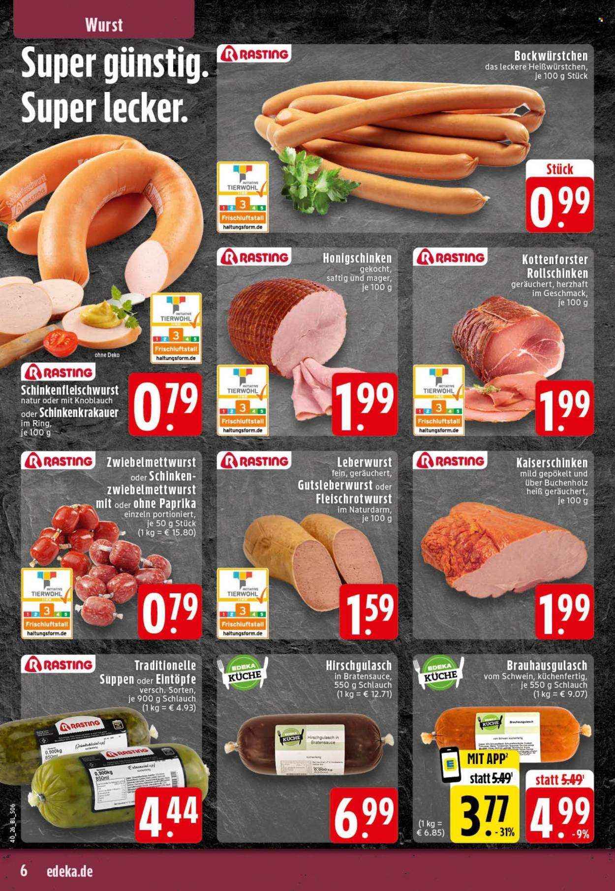Edeka Prospekte  - 28.9.2026 - 2.10.2026. Seite 6