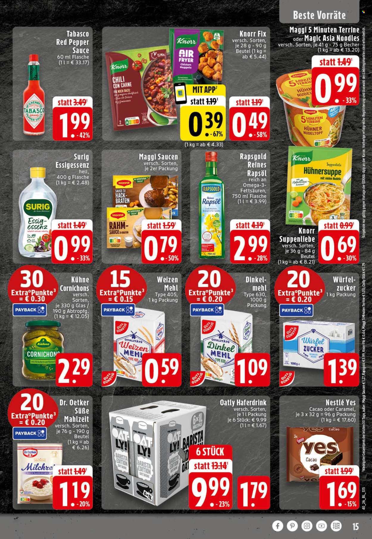 Edeka Prospekte  - 28.9.2026 - 2.10.2026. Seite 15