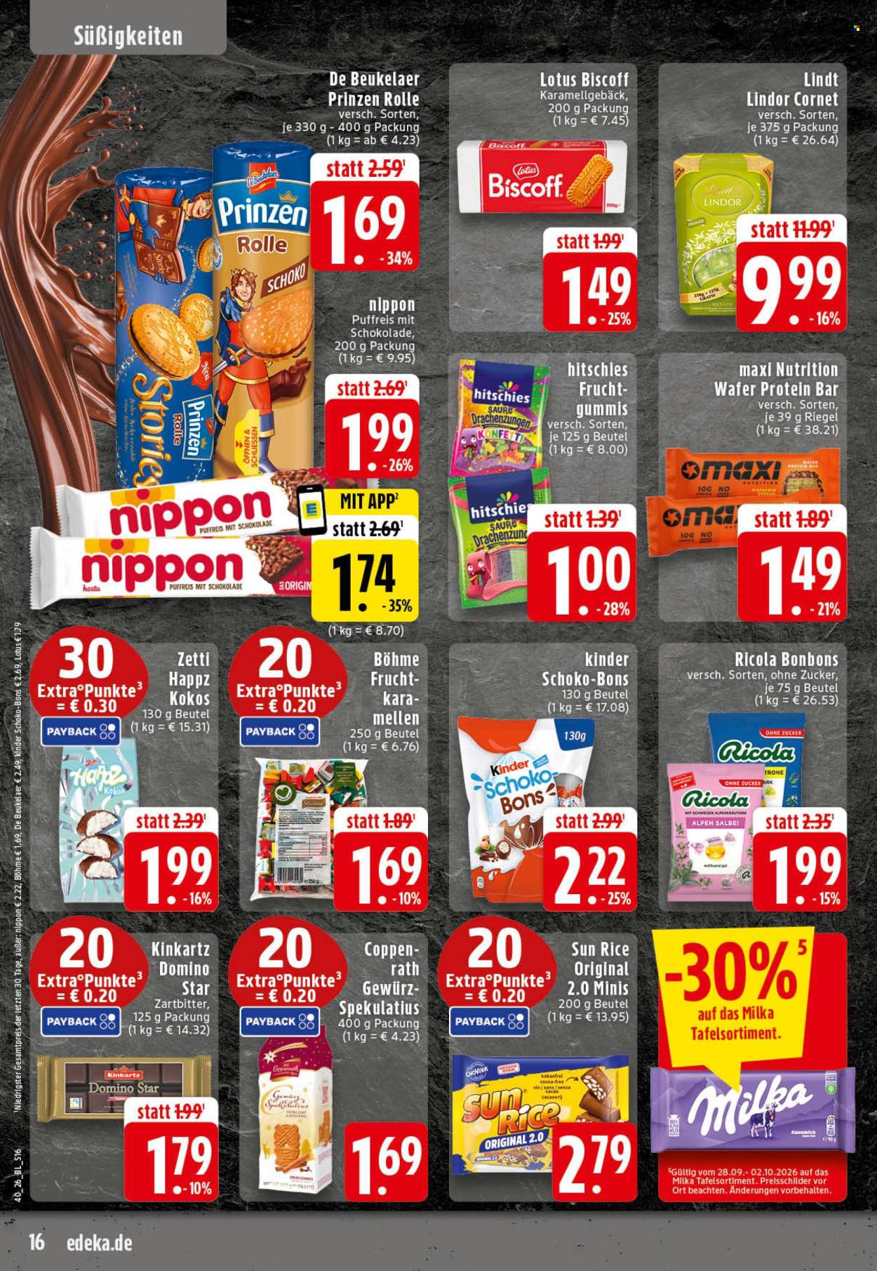 Edeka Prospekte  - 28.9.2026 - 2.10.2026. Seite 16
