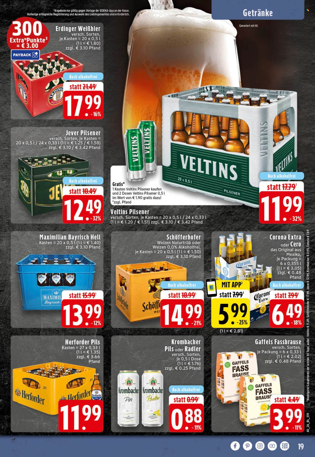 Edeka Prospekte  - 28.9.2026 - 2.10.2026. Seite 19