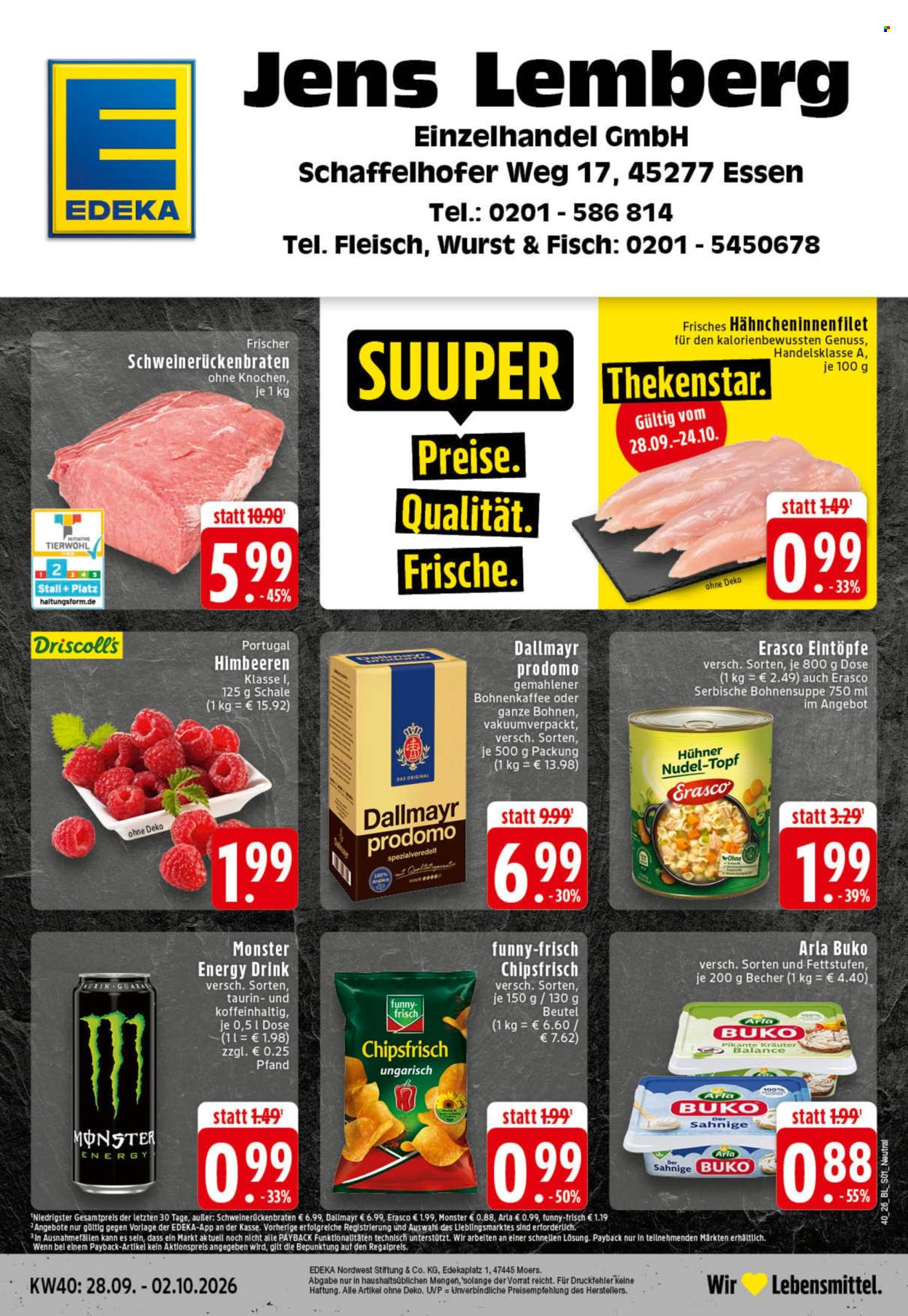 Edeka Prospekte  - 28.9.2026 - 2.10.2026. Seite 1