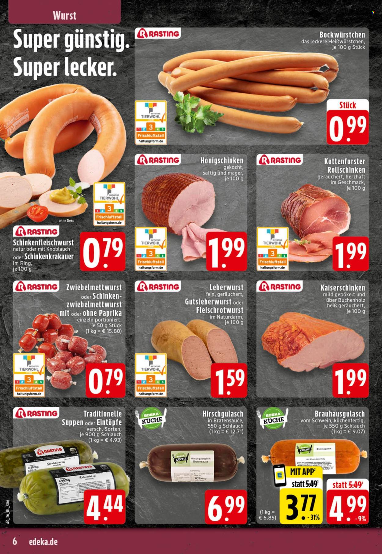 Edeka Prospekte  - 28.9.2026 - 2.10.2026. Seite 6