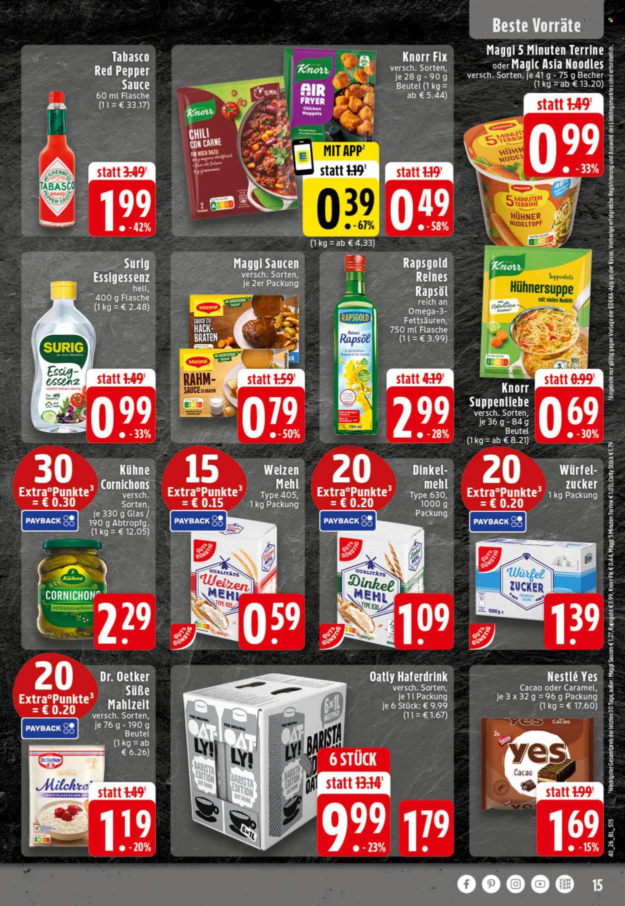 Edeka Prospekte  - 28.9.2026 - 2.10.2026. Seite 15