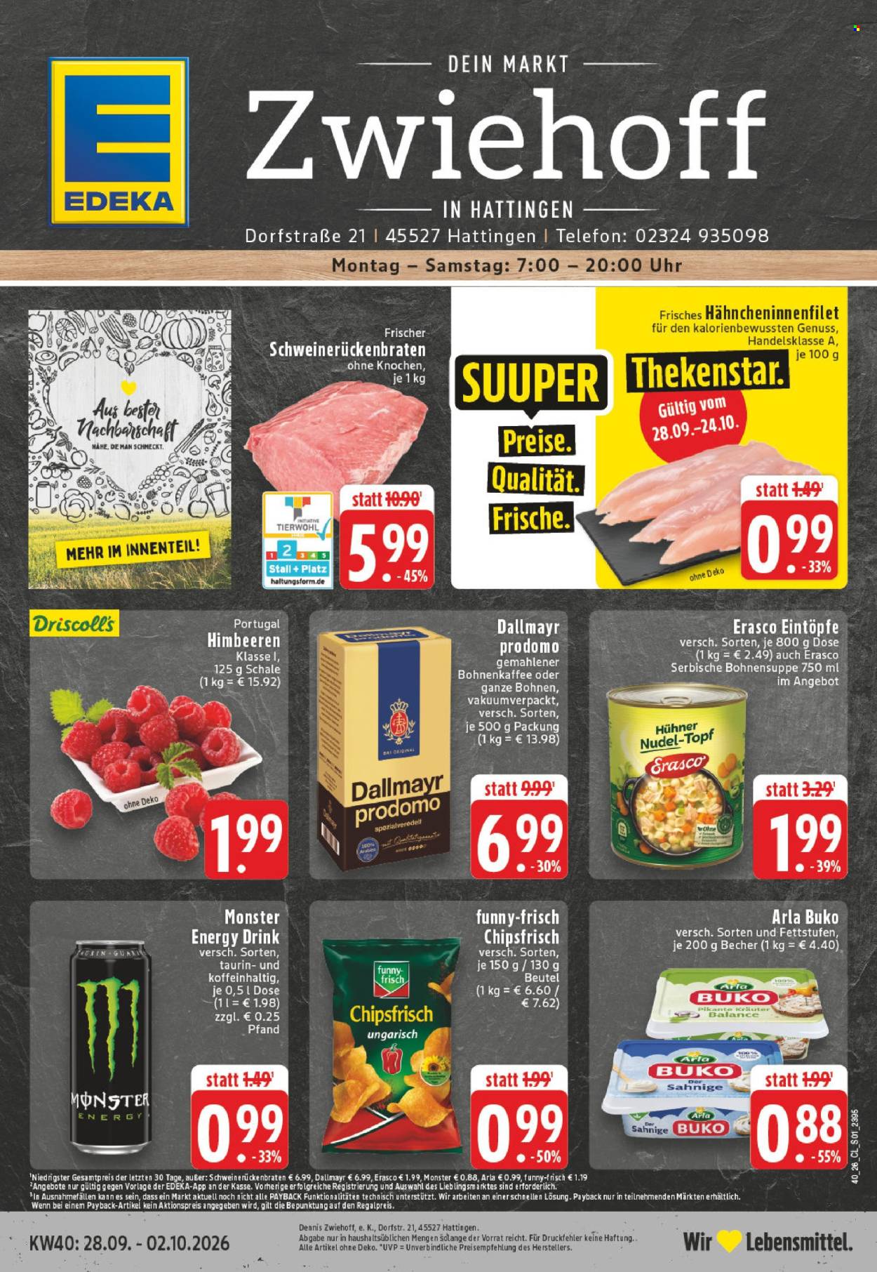 Edeka Prospekte  - 28.9.2026 - 2.10.2026. Seite 1