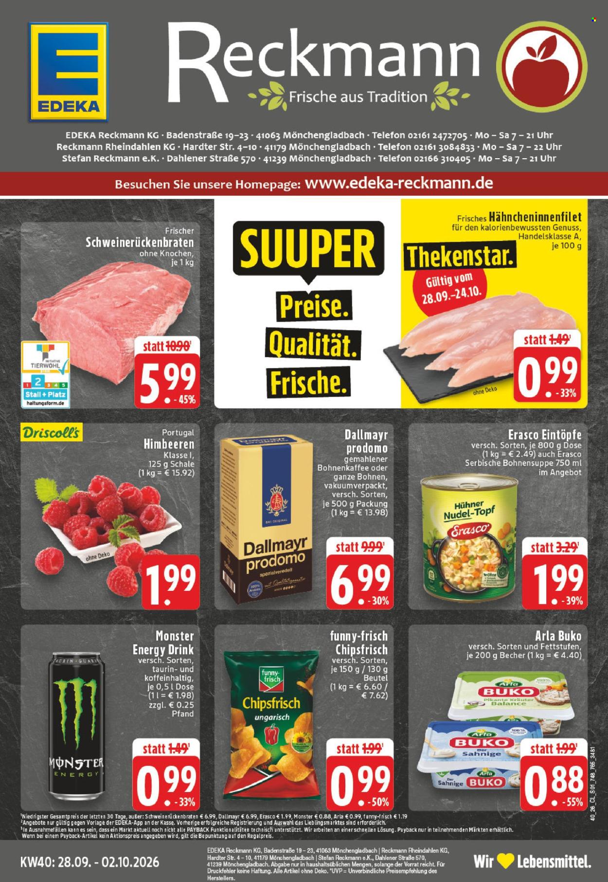 Edeka Prospekte  - 28.9.2026 - 2.10.2026. Seite 1