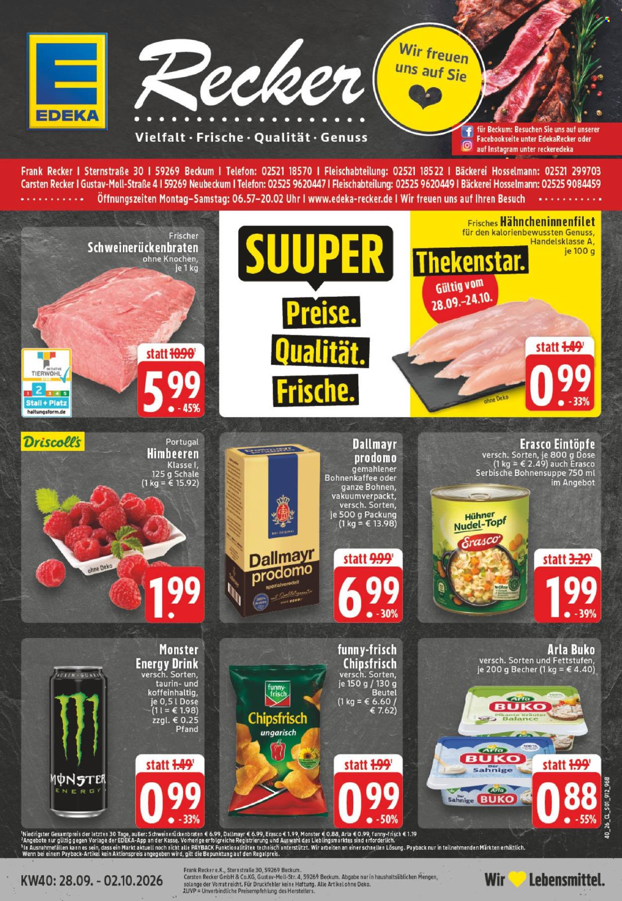 Edeka Prospekte  - 28.9.2026 - 2.10.2026. Seite 1