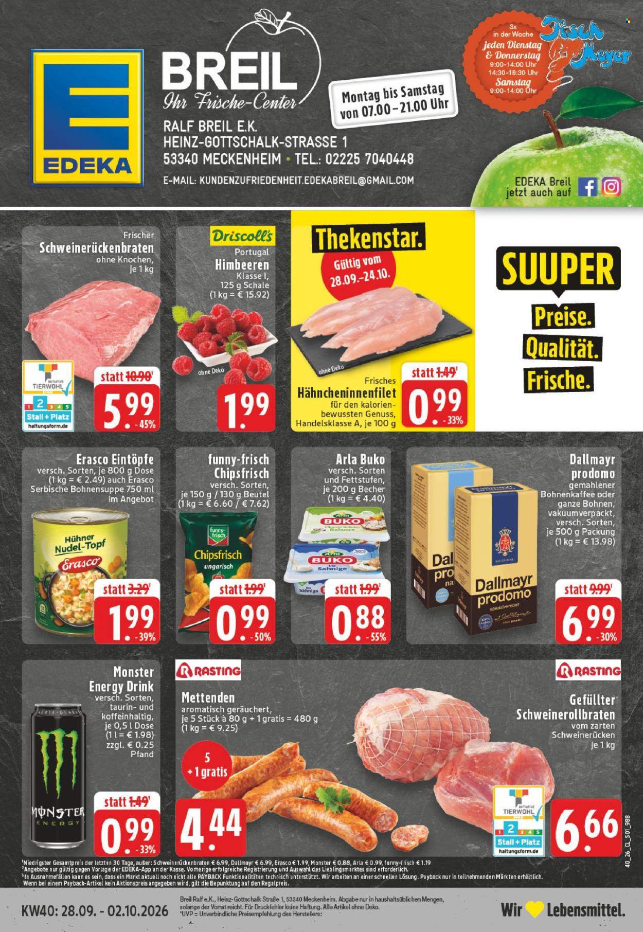 Edeka Prospekte  - 28.9.2026 - 2.10.2026. Seite 1