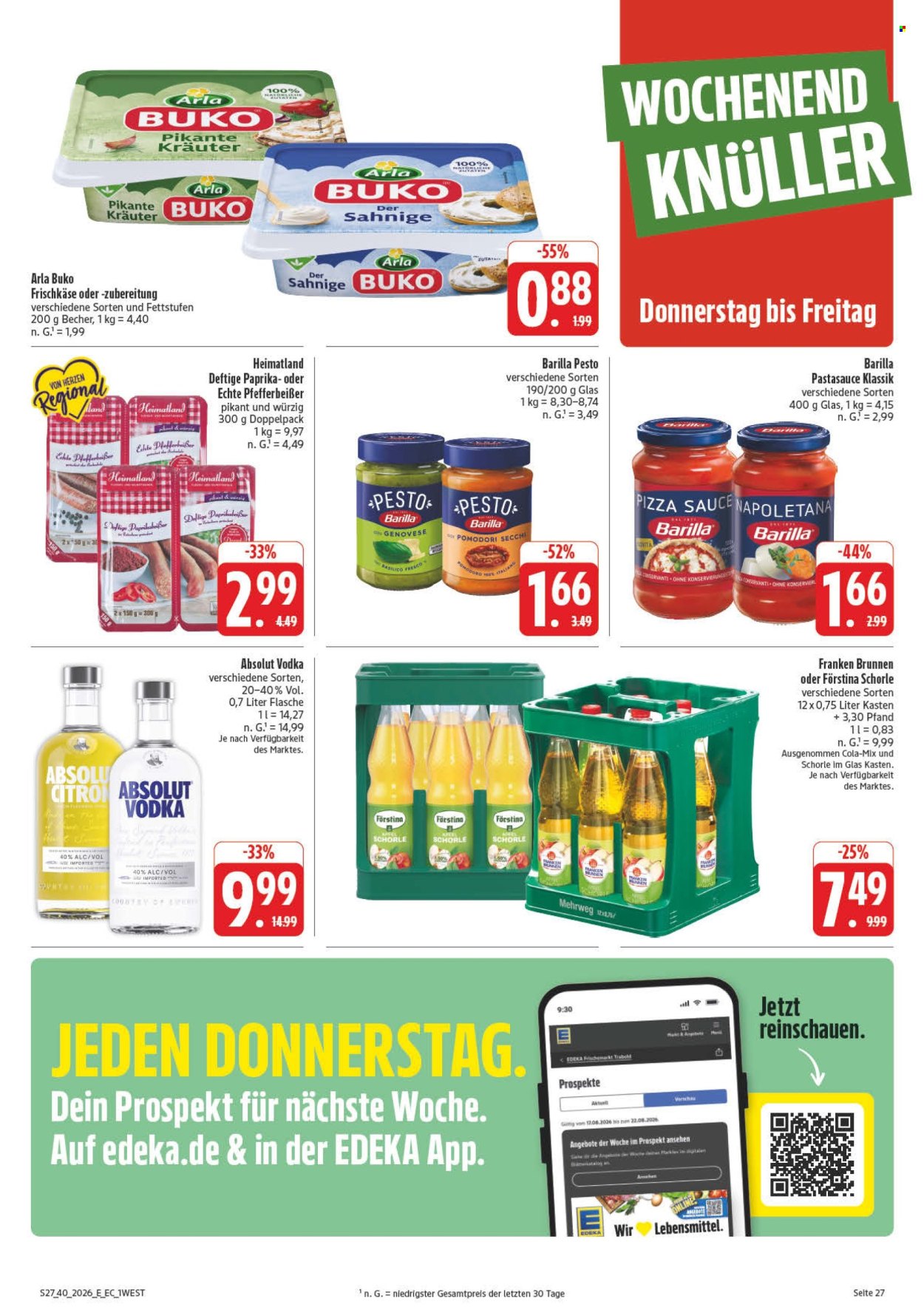 Edeka Prospekte  - 28.9.2026 - 2.10.2026. Seite 37