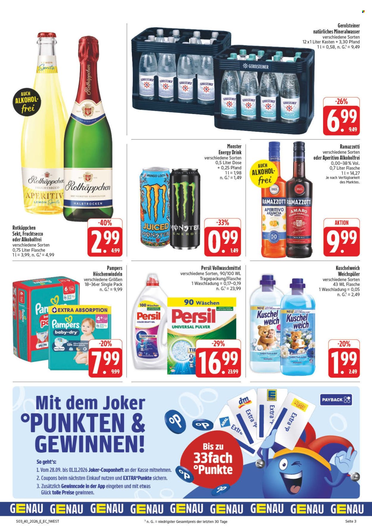 Edeka Prospekte  - 28.9.2026 - 2.10.2026. Seite 3