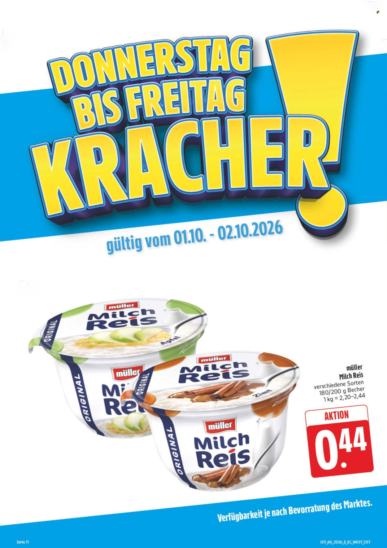 Edeka Prospekte  - 28.9.2026 - 2.10.2026. Seite 38