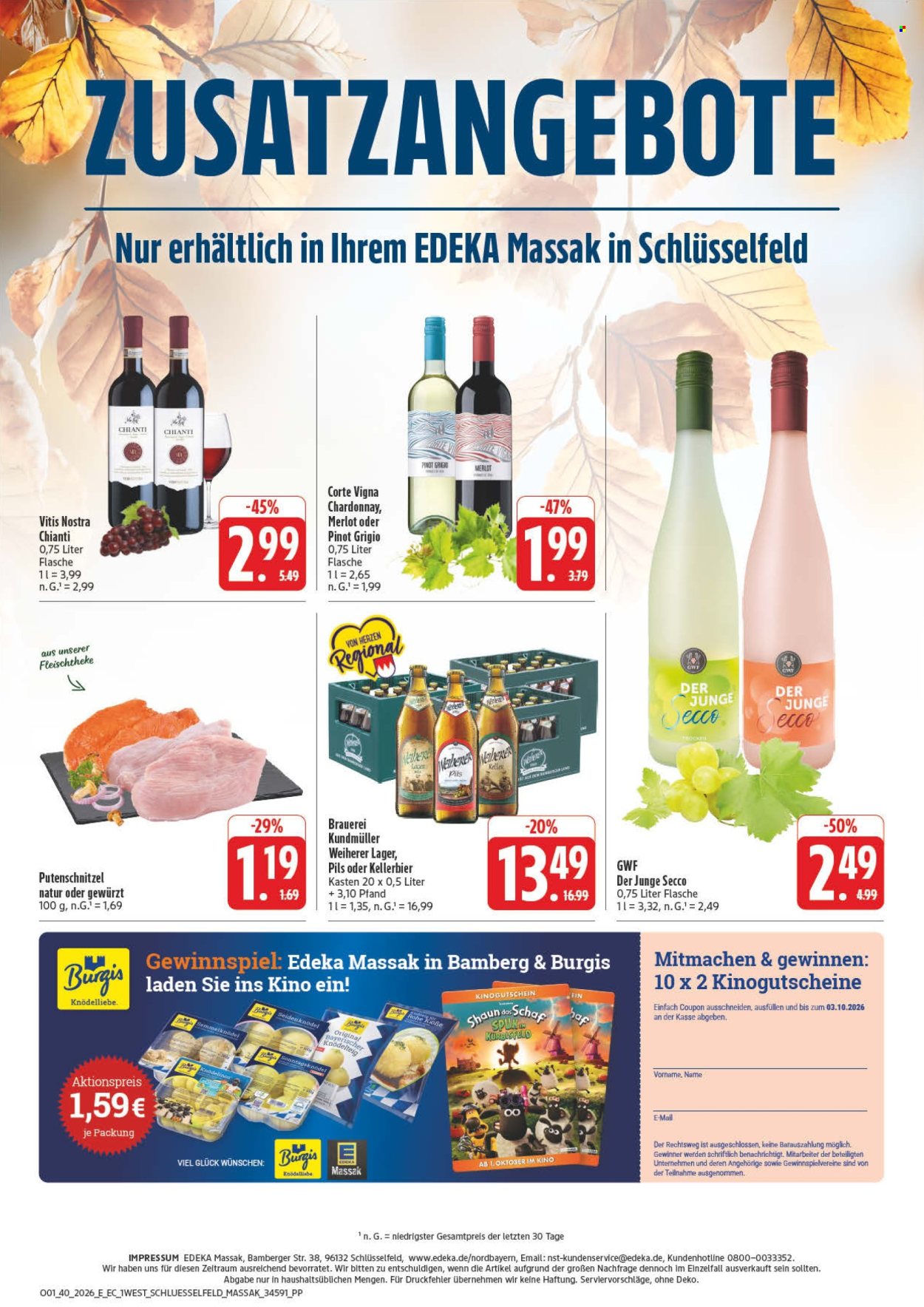 Edeka Prospekte  - 28.9.2026 - 2.10.2026. Seite 2