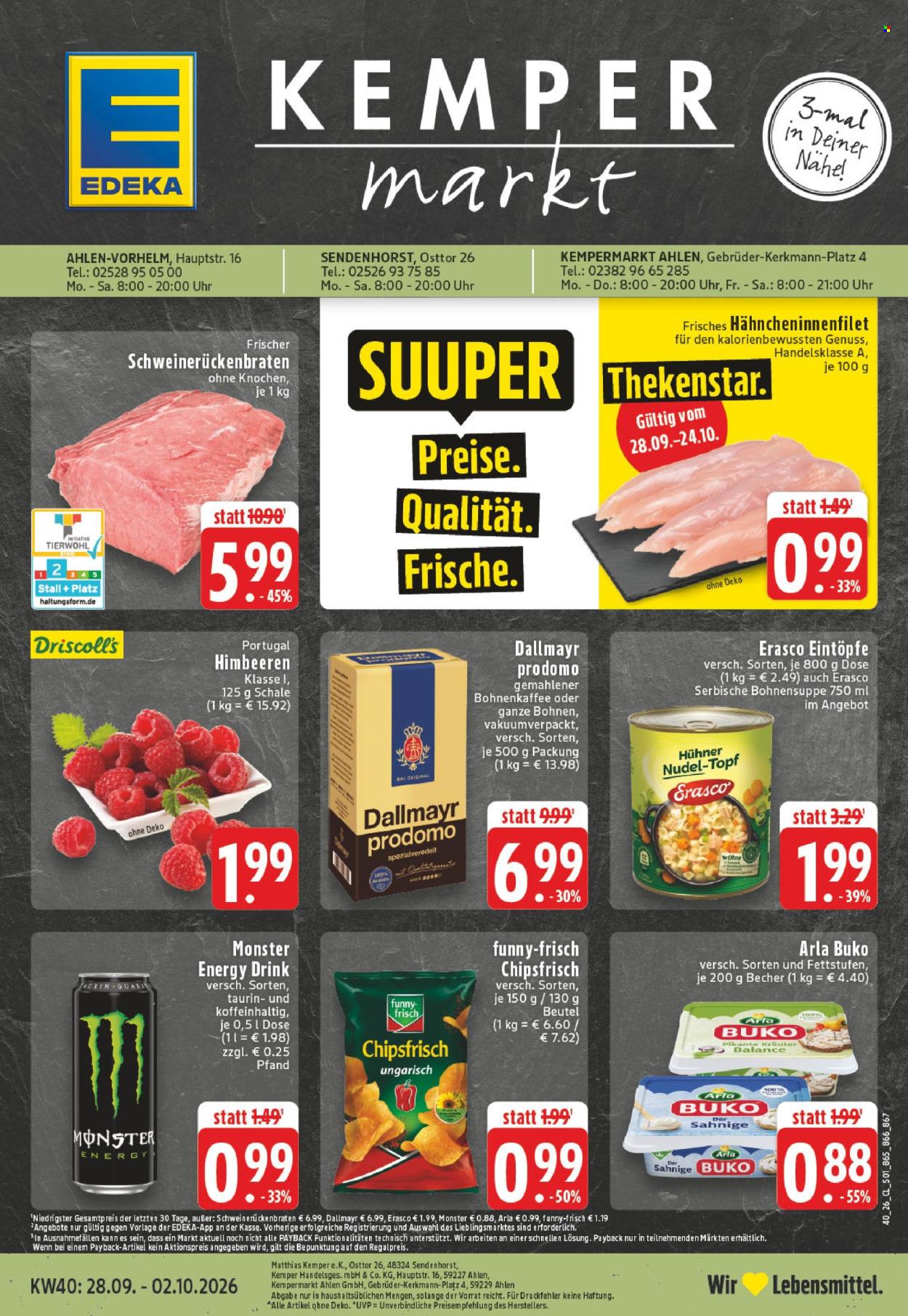 Edeka Prospekte  - 28.9.2026 - 2.10.2026. Seite 1