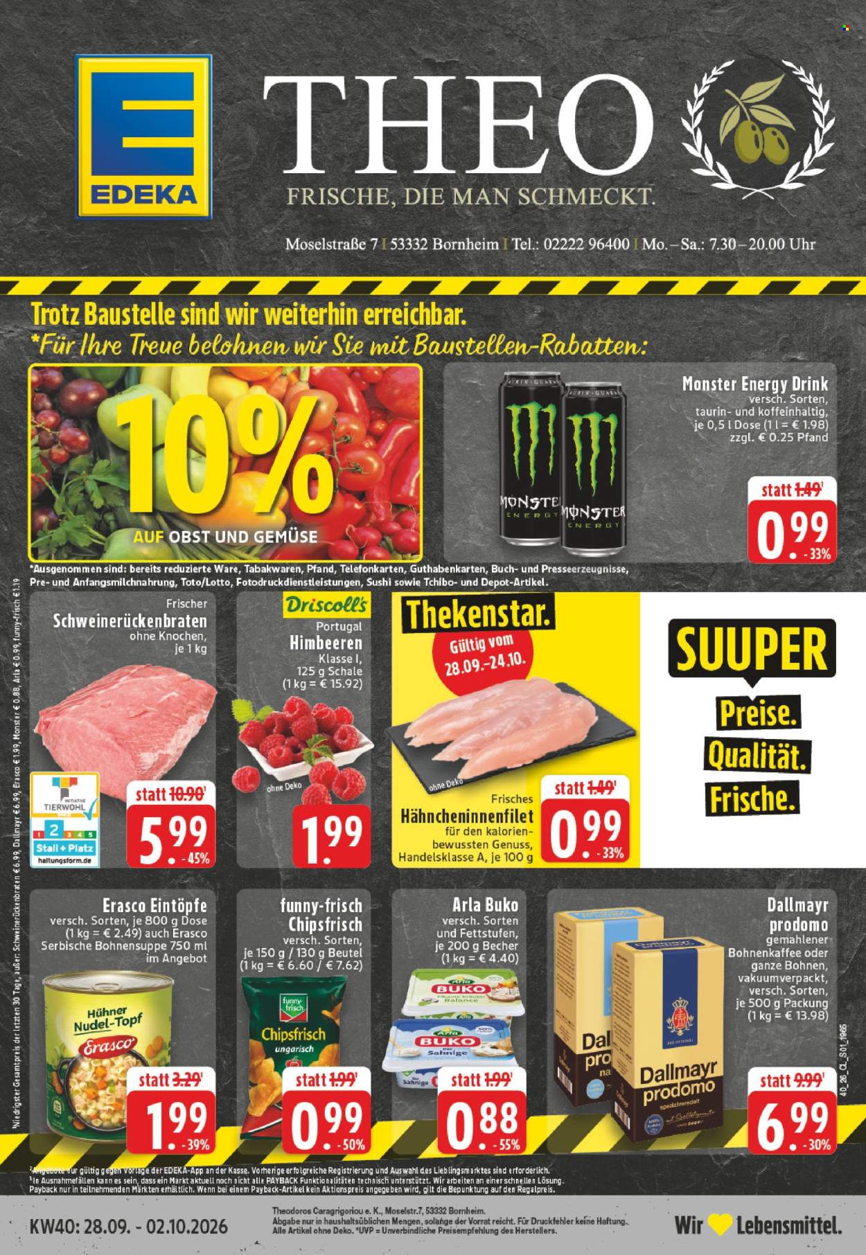 Edeka Prospekte  - 28.9.2026 - 2.10.2026. Seite 1