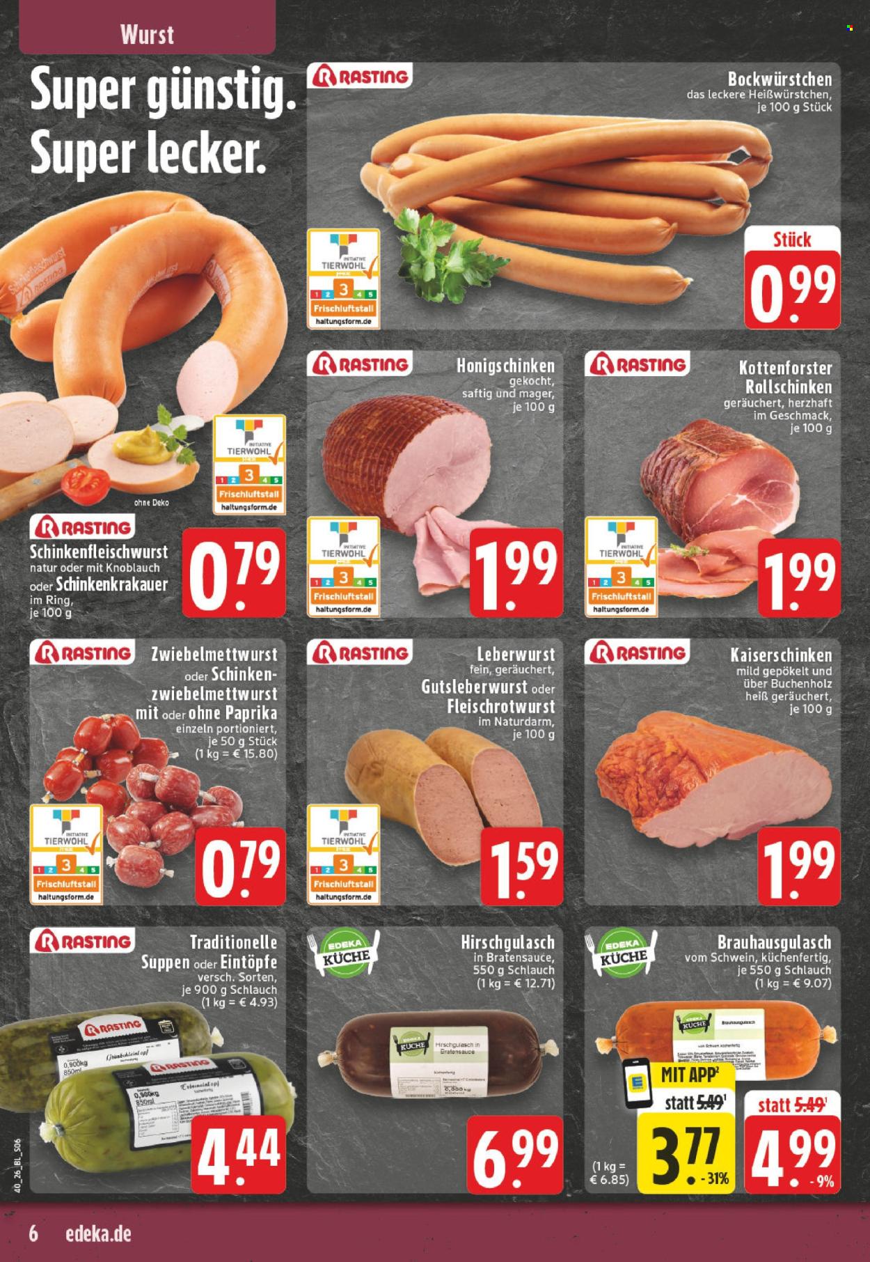 Edeka Prospekte  - 28.9.2026 - 2.10.2026. Seite 6