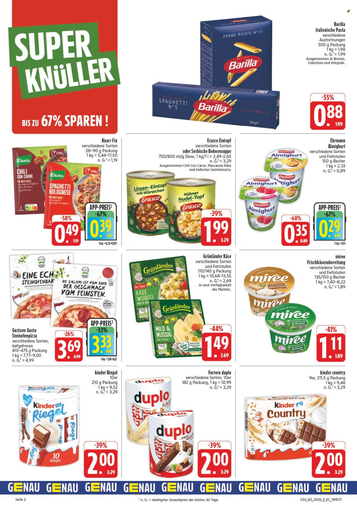 Edeka Prospekte  - 28.9.2026 - 2.10.2026. Seite 2