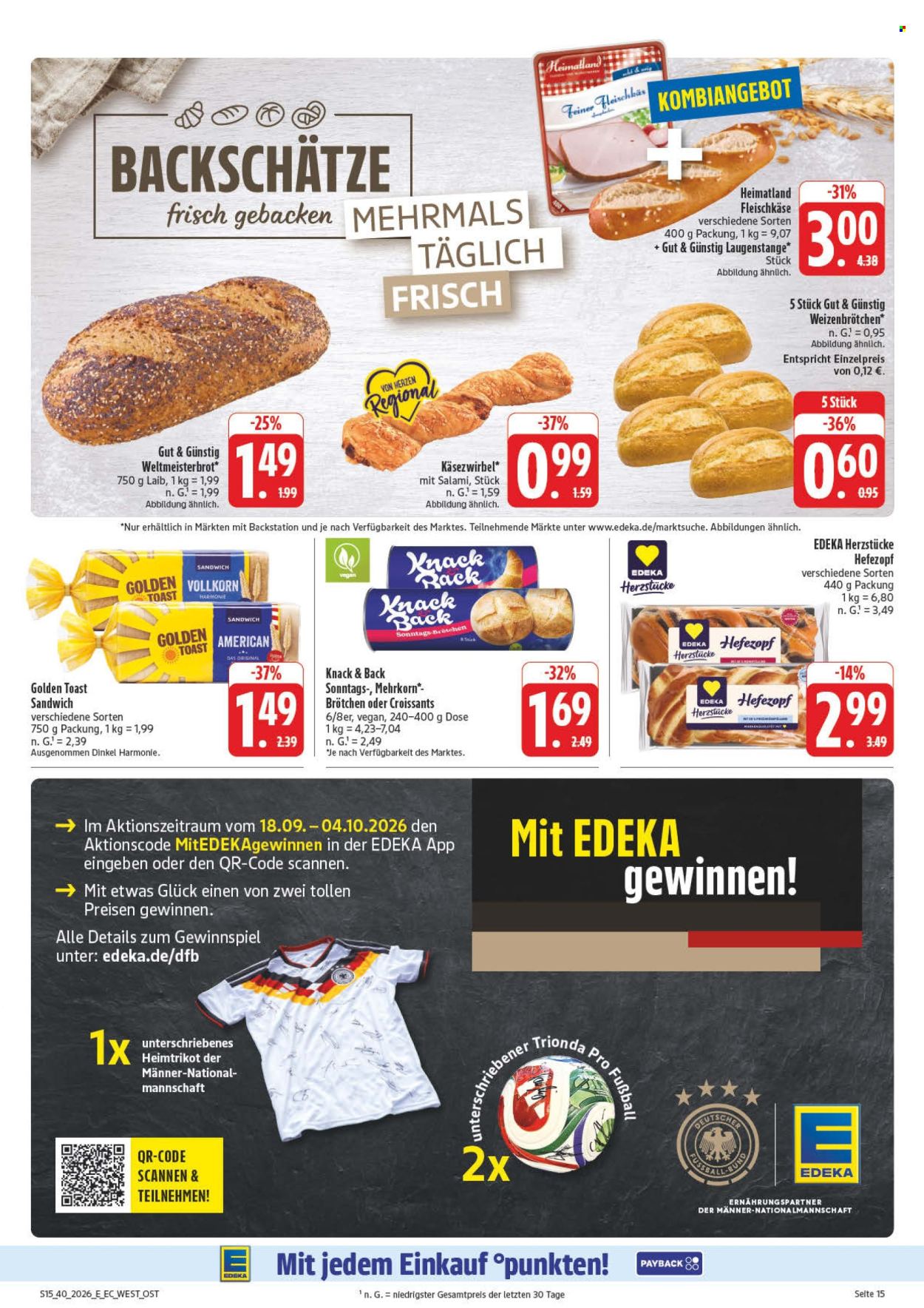 Edeka Prospekte  - 28.9.2026 - 2.10.2026. Seite 21